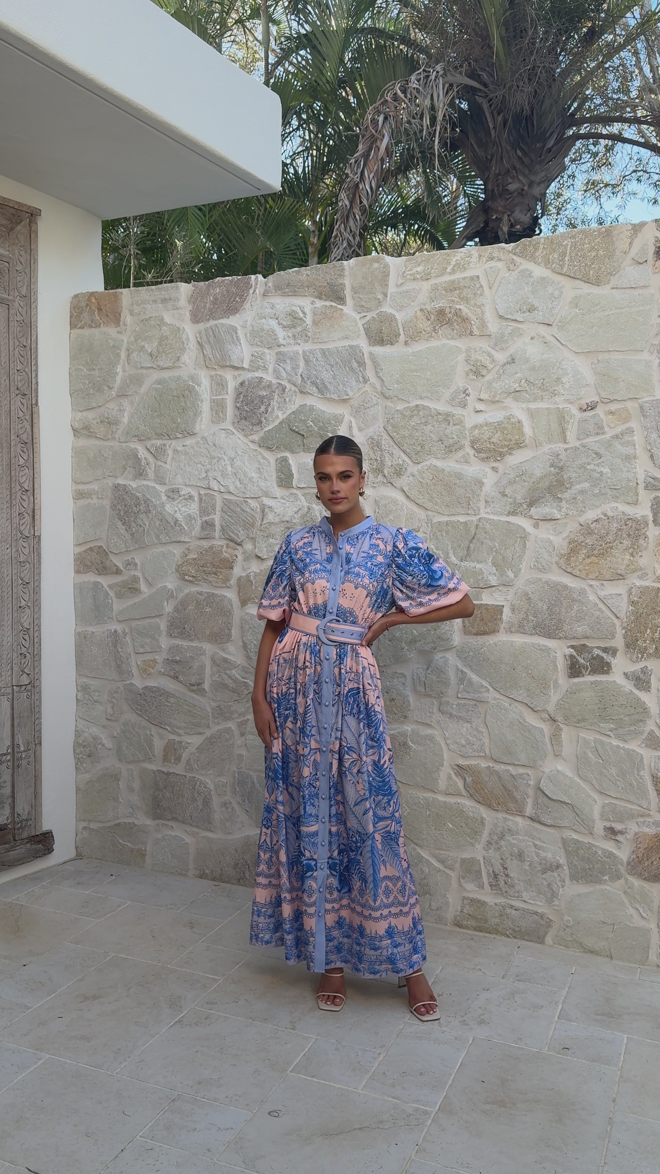 Vania Maxi Dress - Madeline Blue