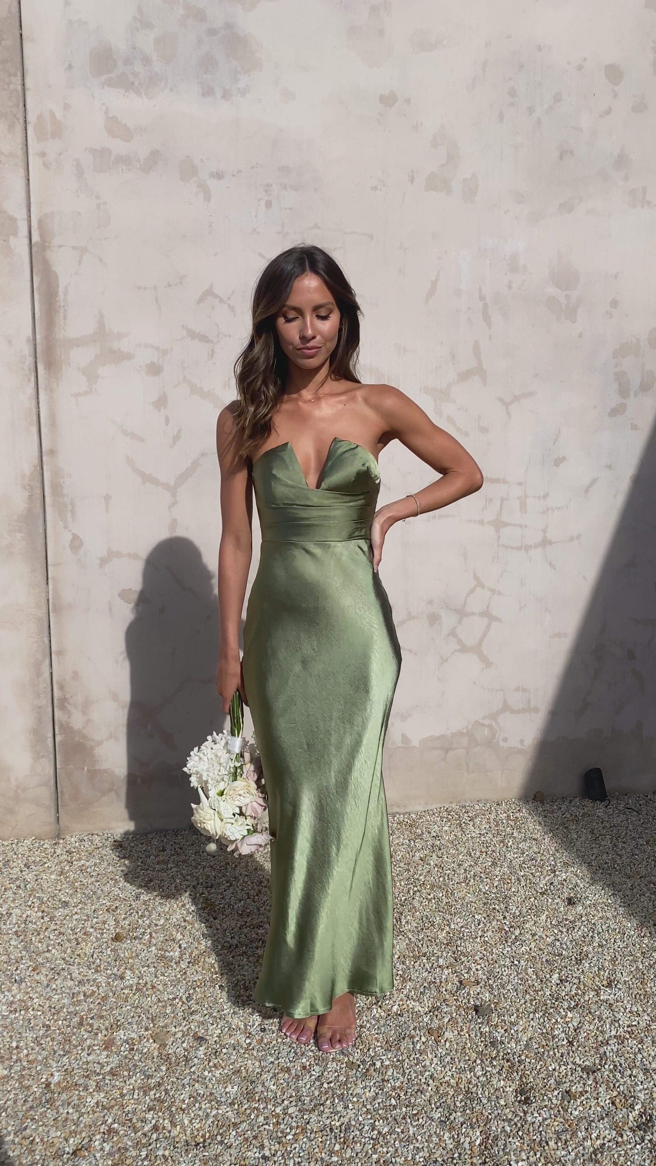 Valerie Maxi Dress - Olive