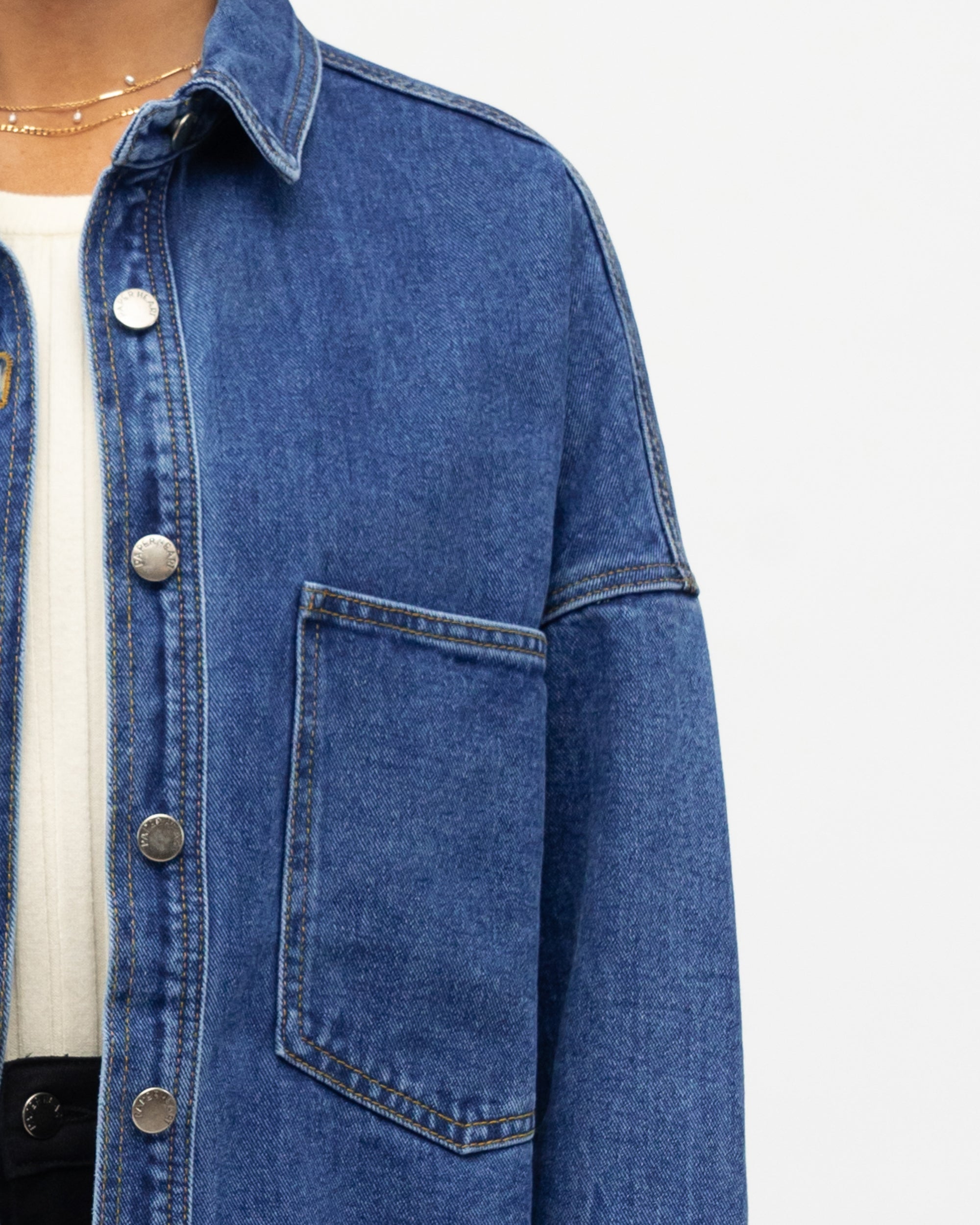 Ensley Denim Jacket - Dark Denim