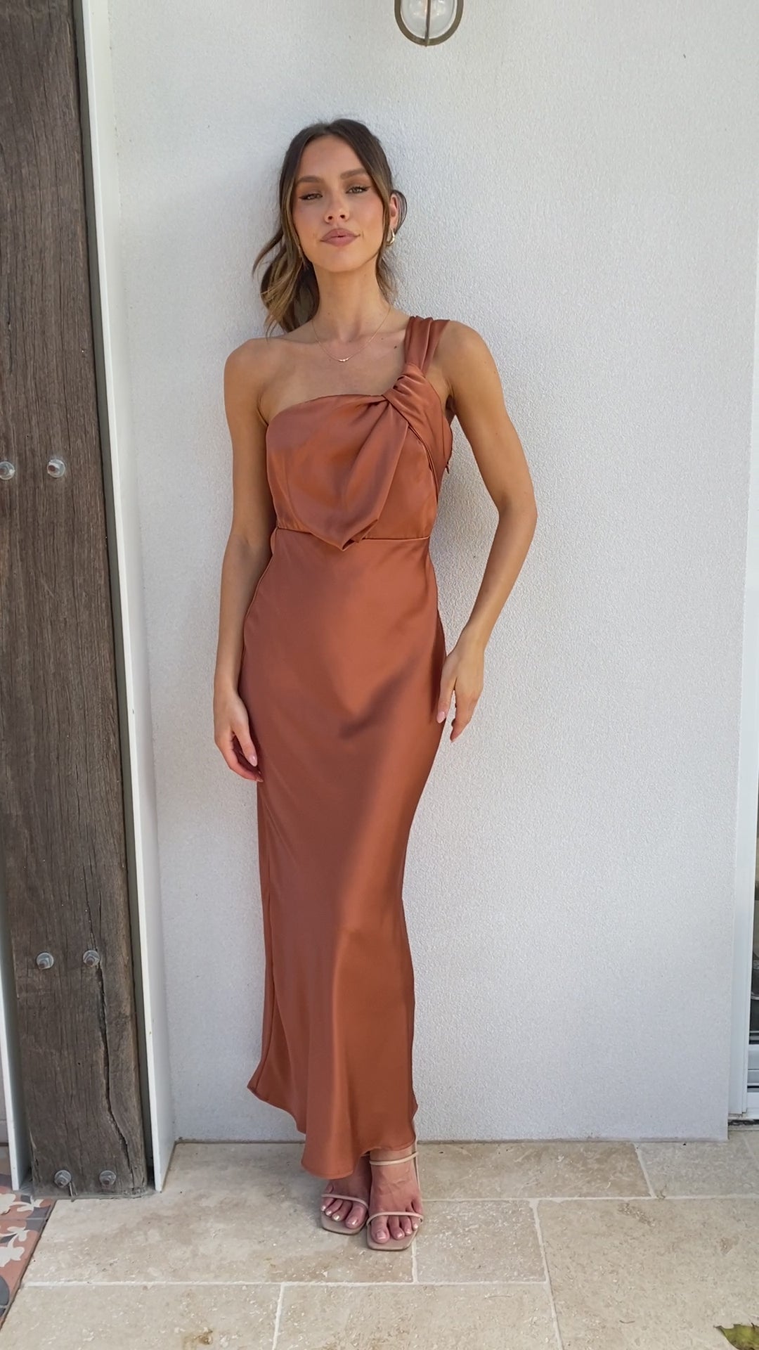 Greta Maxi Dress - Copper