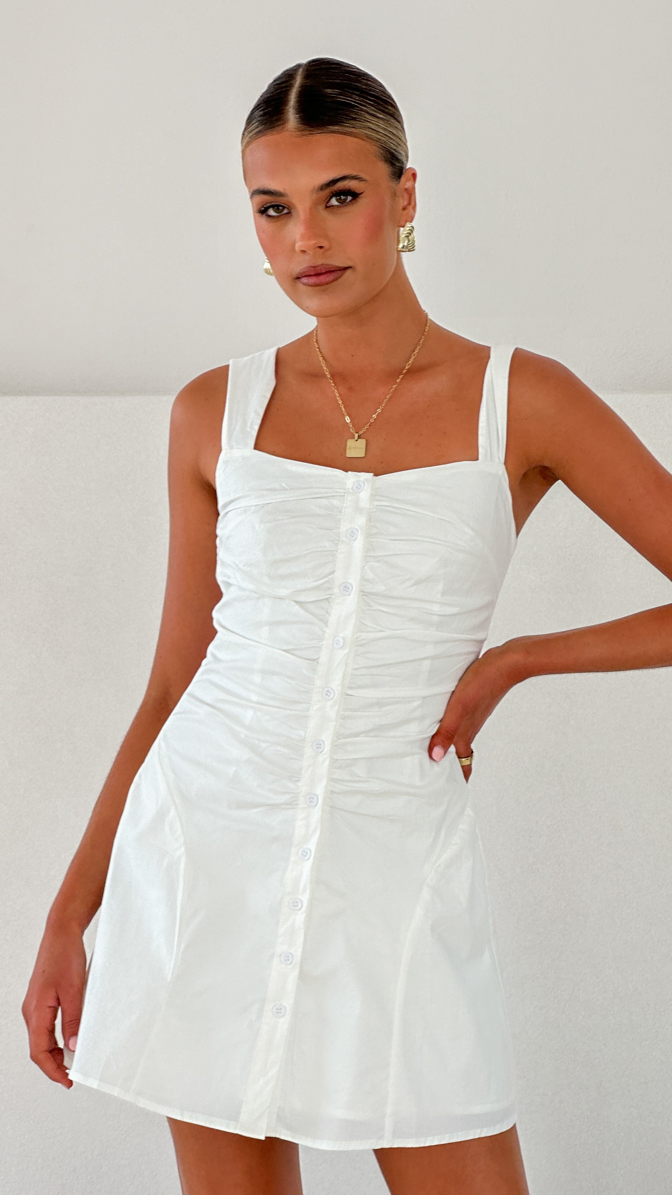 Nadine Mini Dress - White