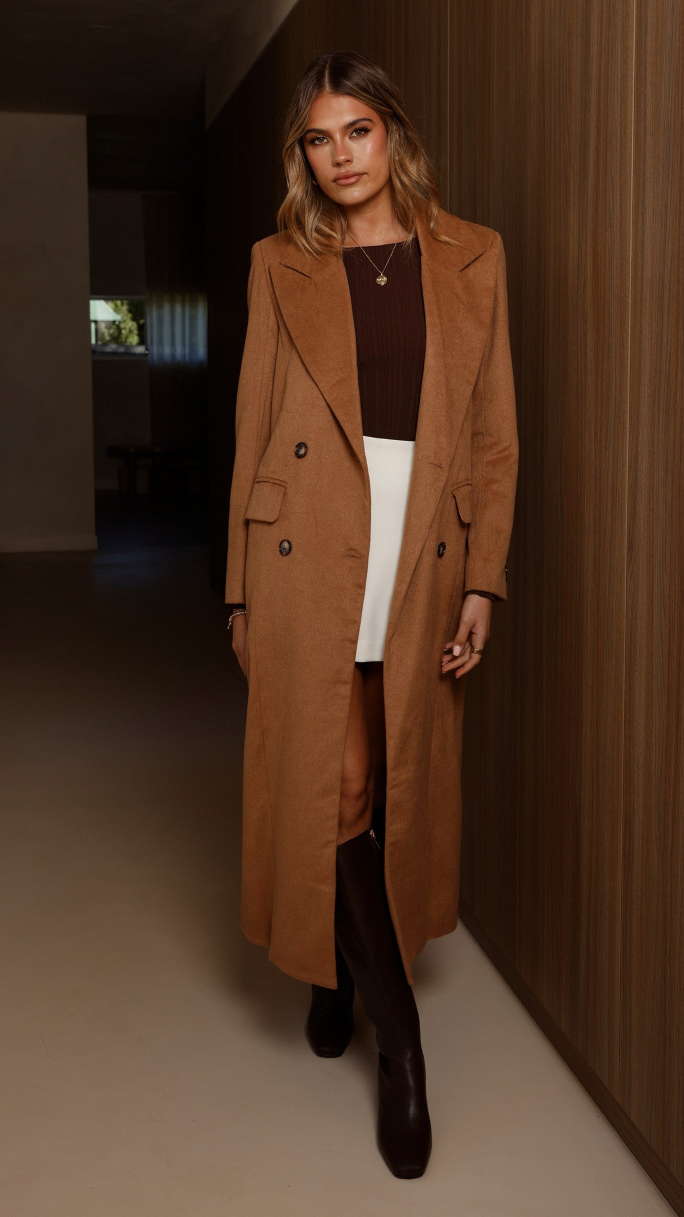 MVN - Lost In New York Coat - Camel