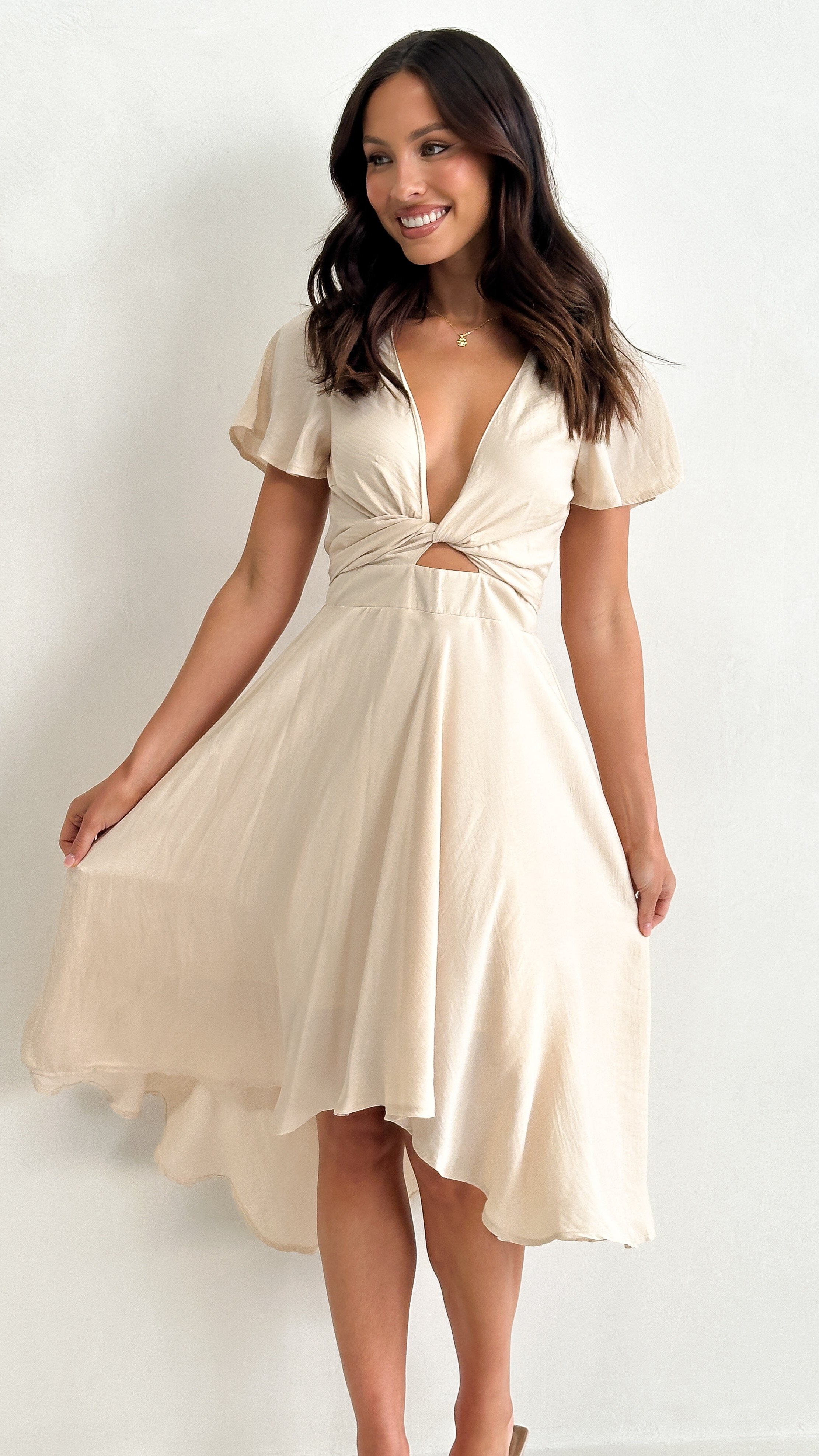 Sunny Daze Dress - Champagne