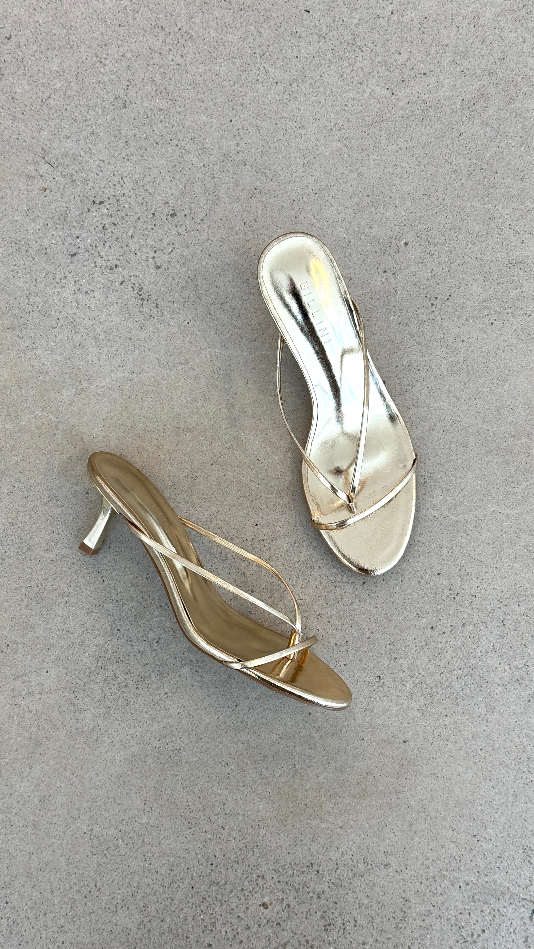 Gillie Heel - Gold Metallic
