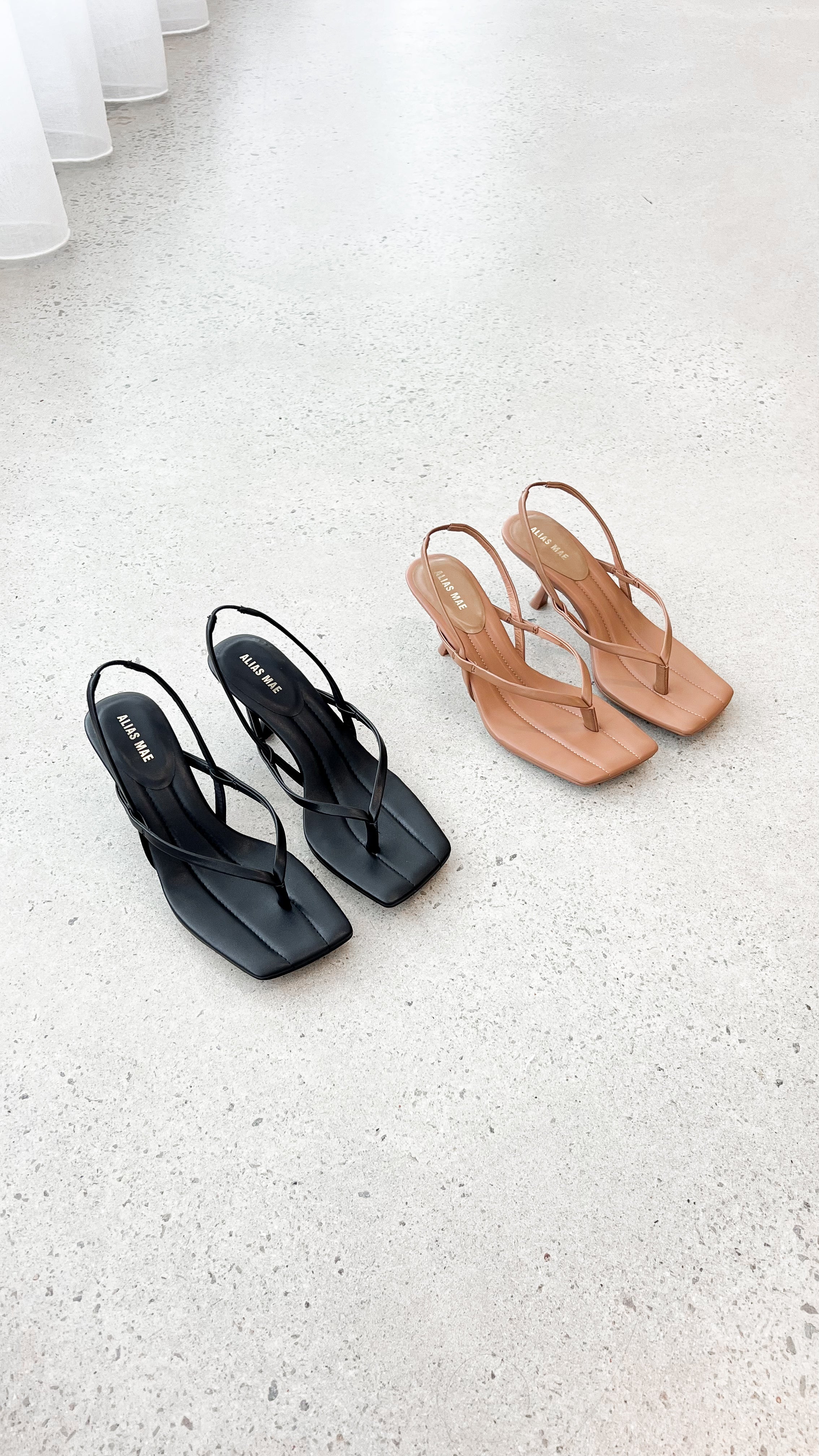 Alias Mae Jem Heel - Black Leather