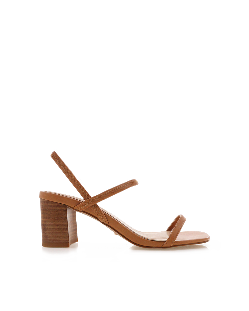 Balton Mule Heel - Sugar Brown / Natural