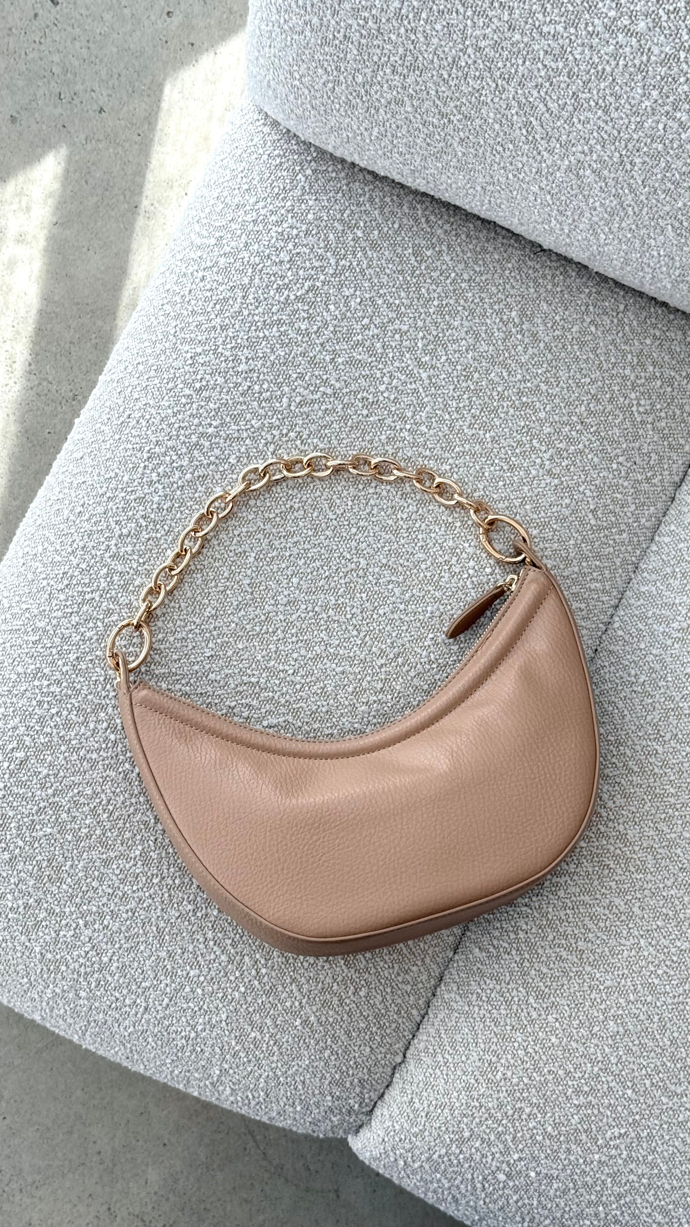 Harvie Handle Bag - Stone