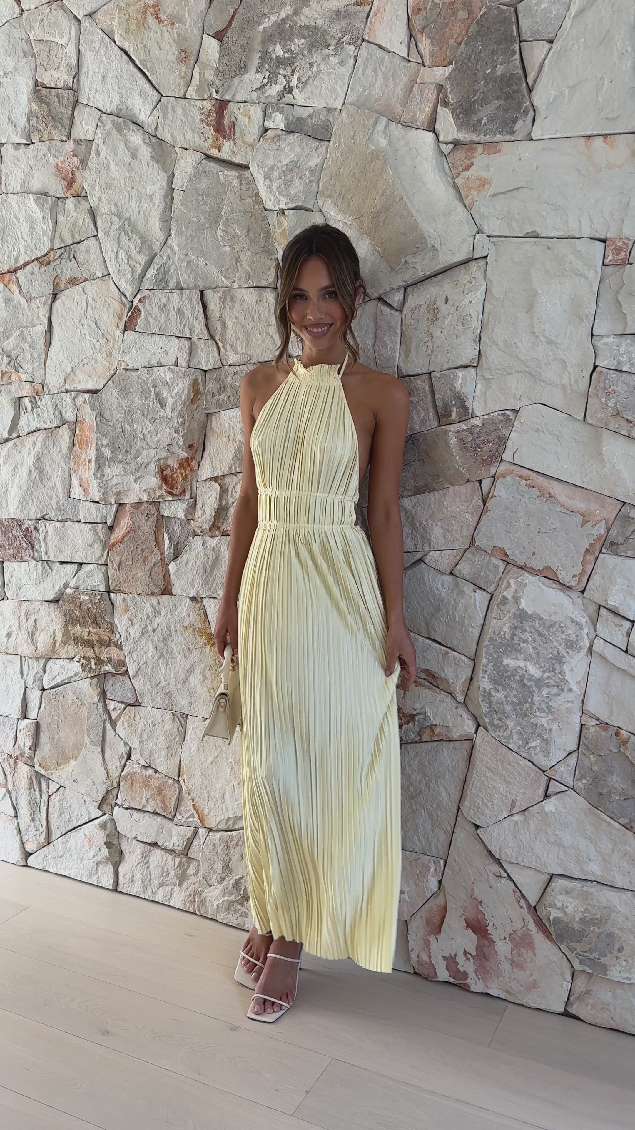 Frances Maxi Dress - Yellow