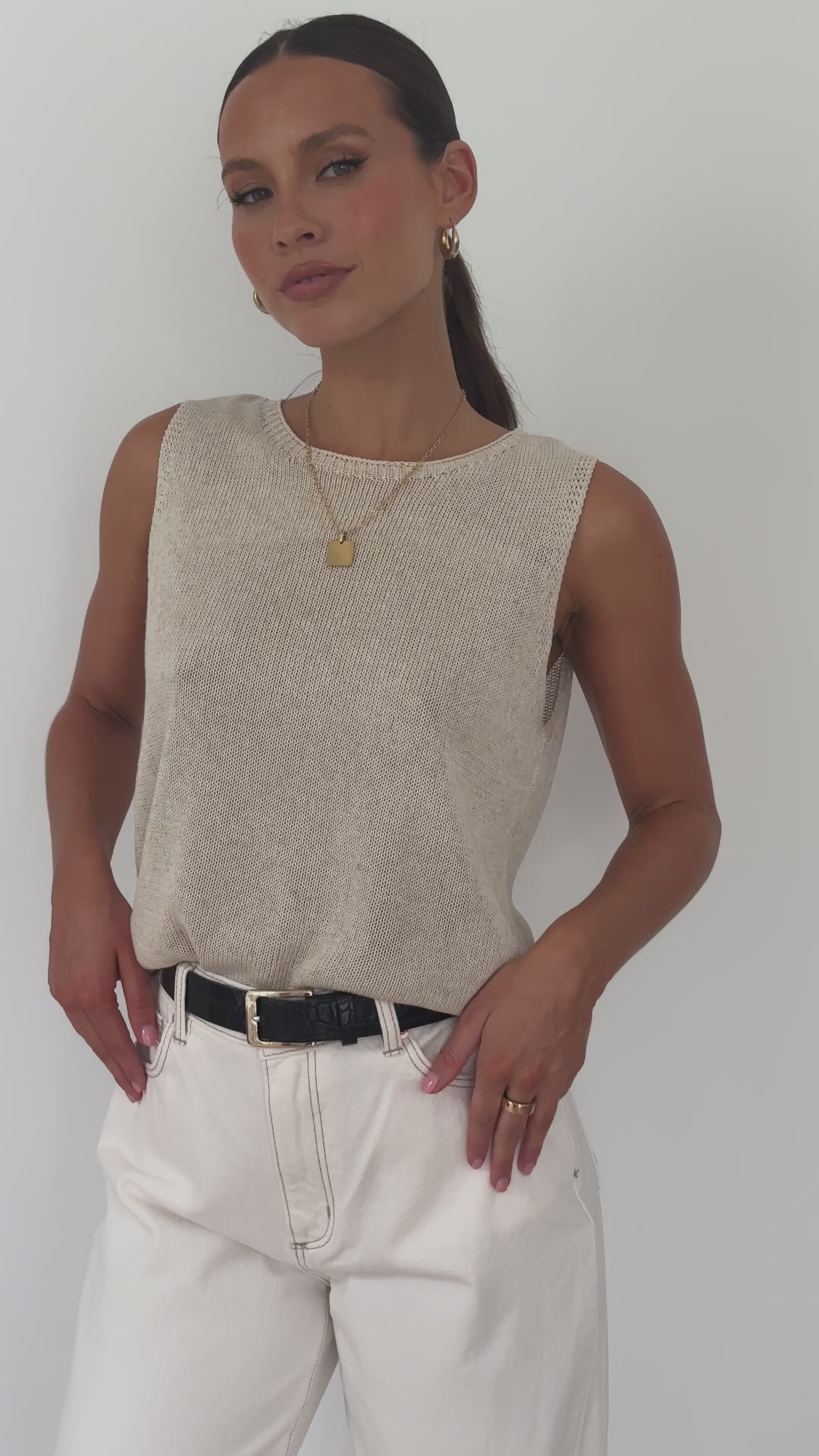 Fareeda Top - Natural