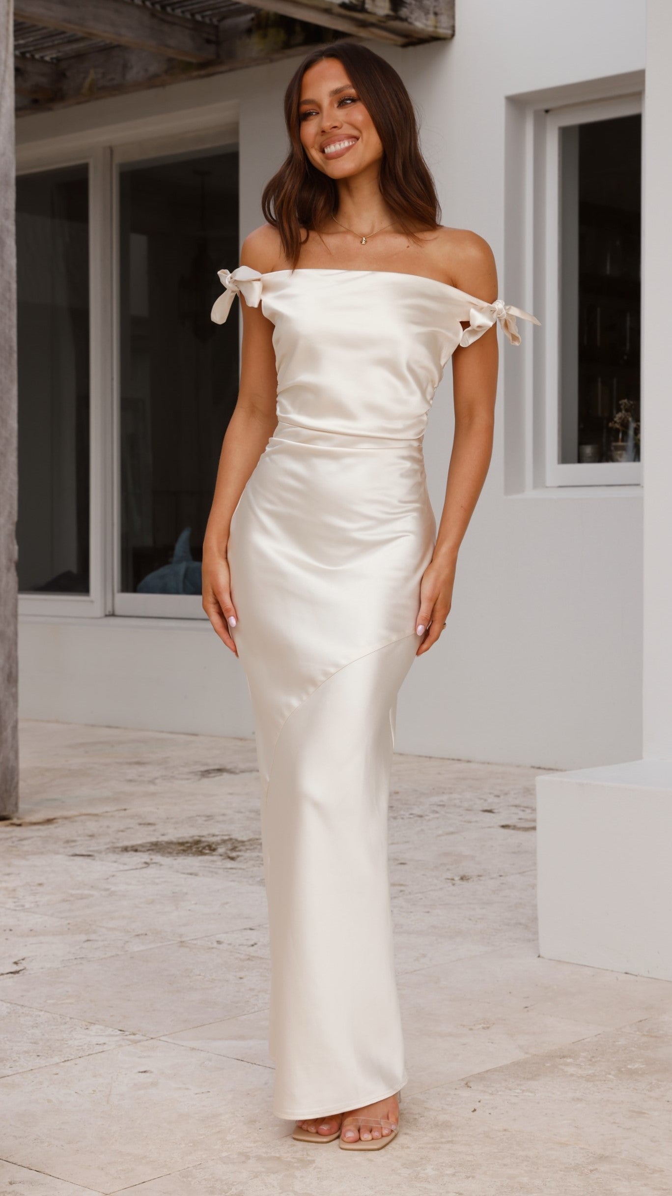 Frida Maxi Dress - Champagne