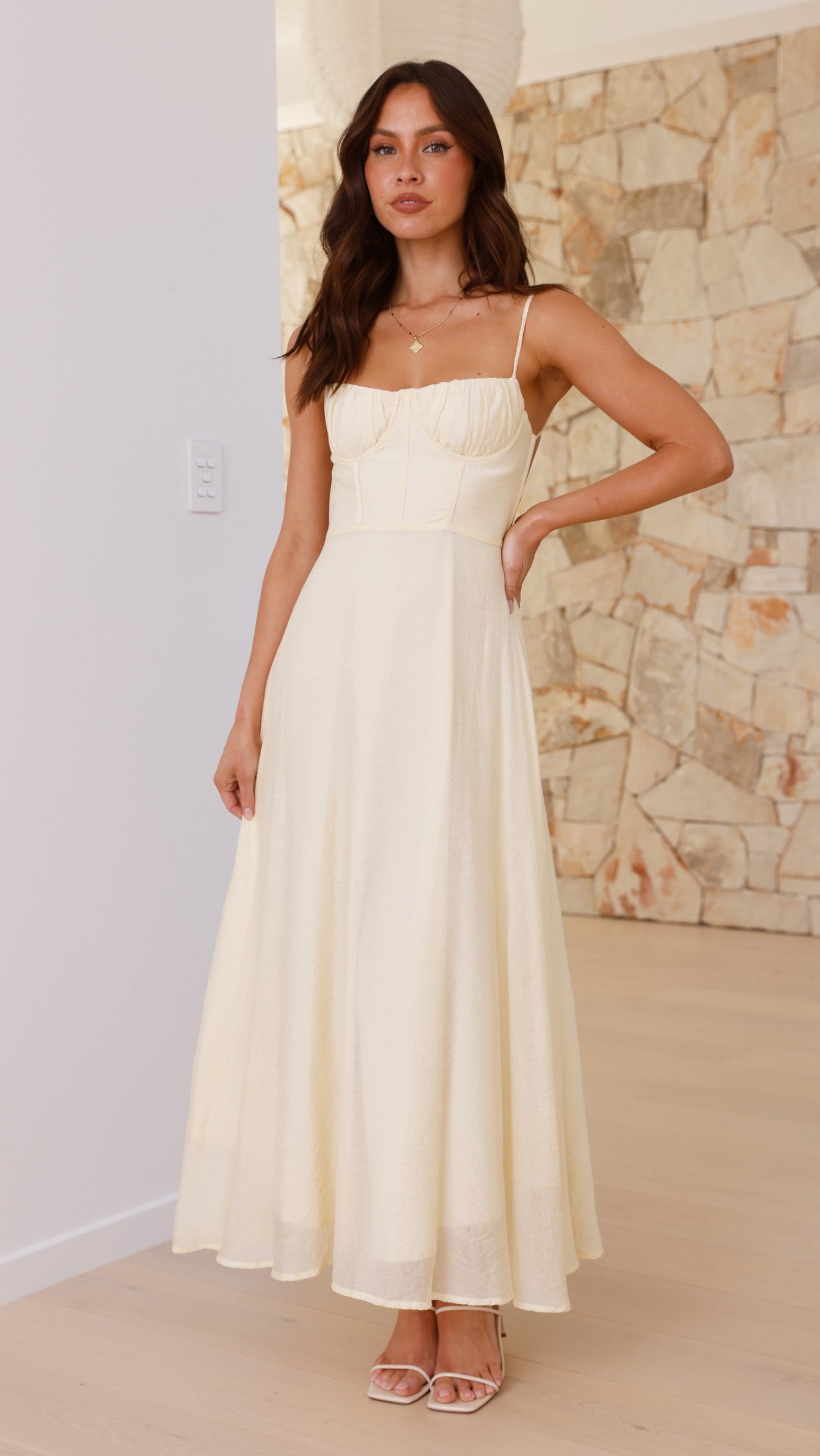 Rahima Maxi Dress - Yellow