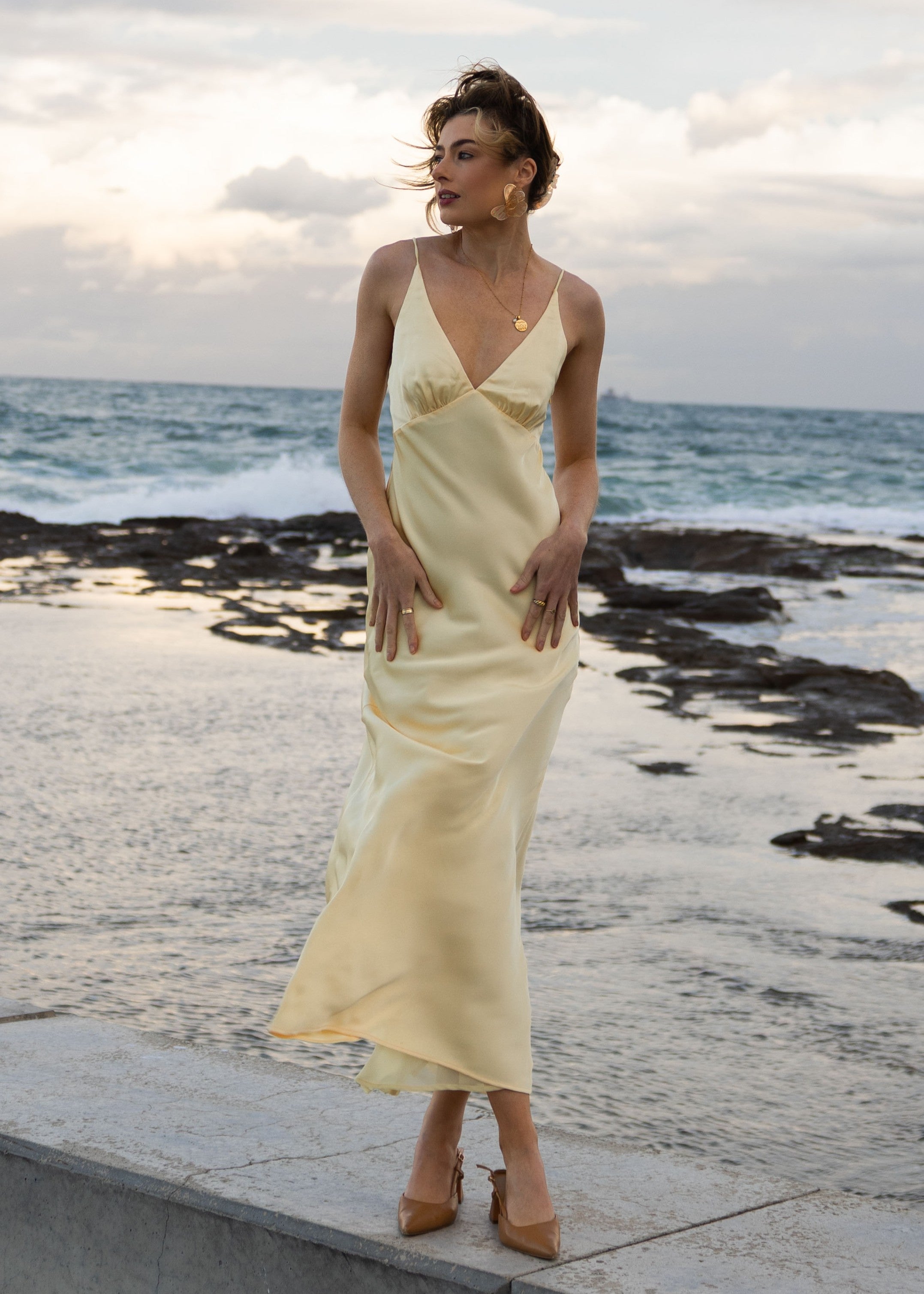 Ziah Maxi Dress - Yellow