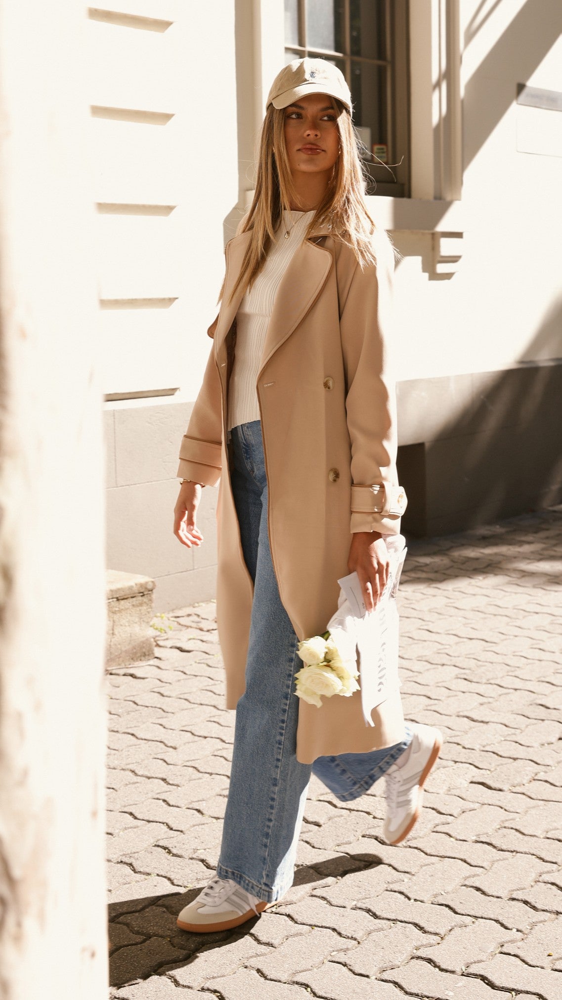 Blanca Trench Coat - Camel