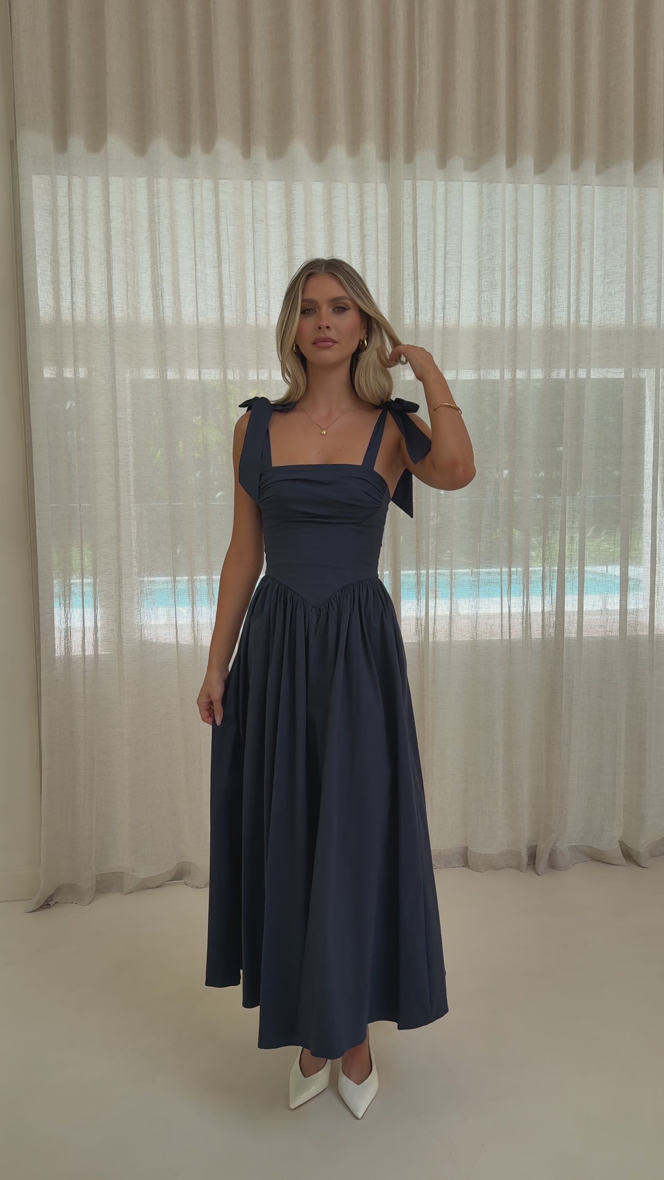 Haisley Maxi Dress - Navy