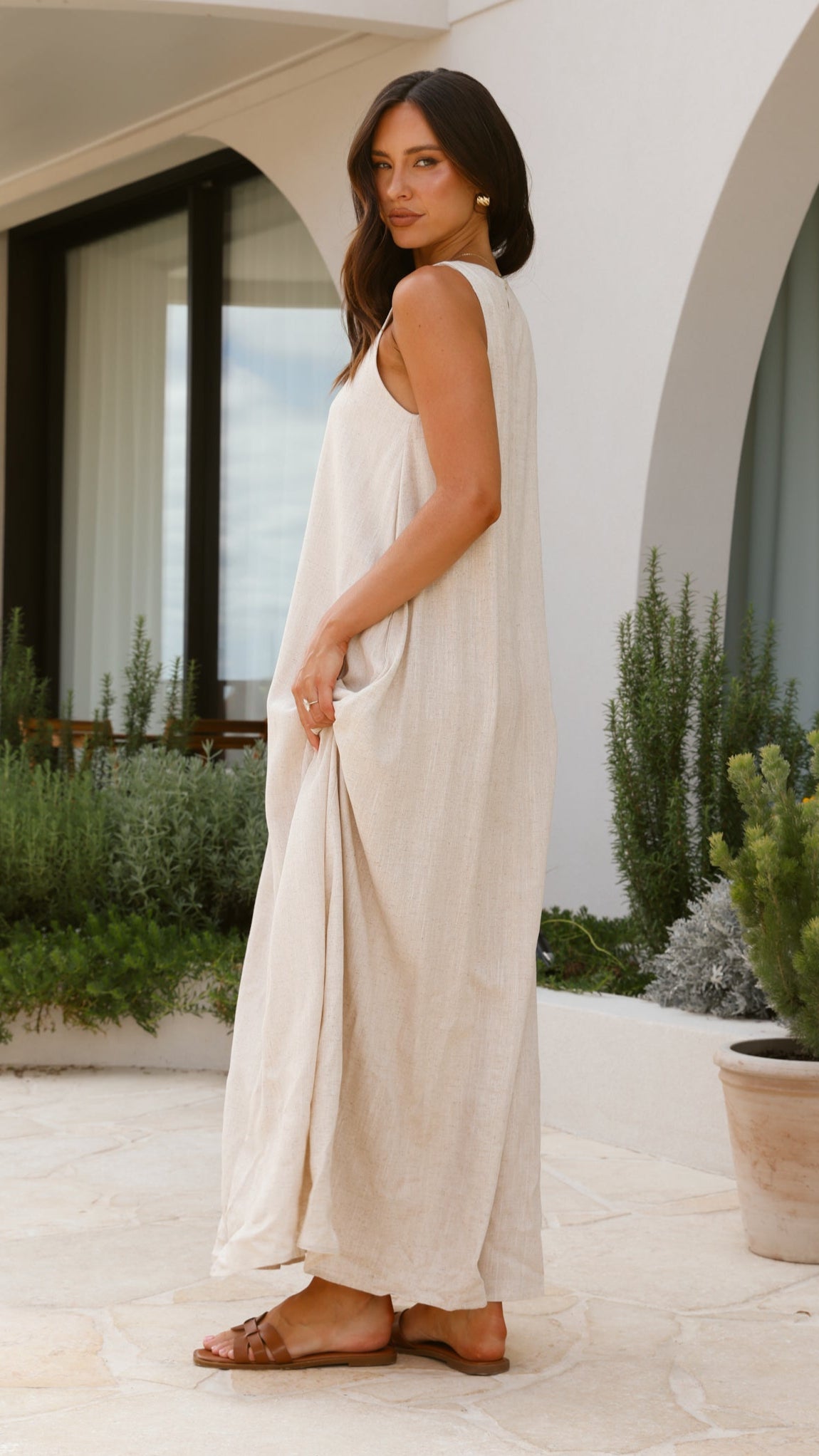 Darcy Maxi Dress - Oatmeal
