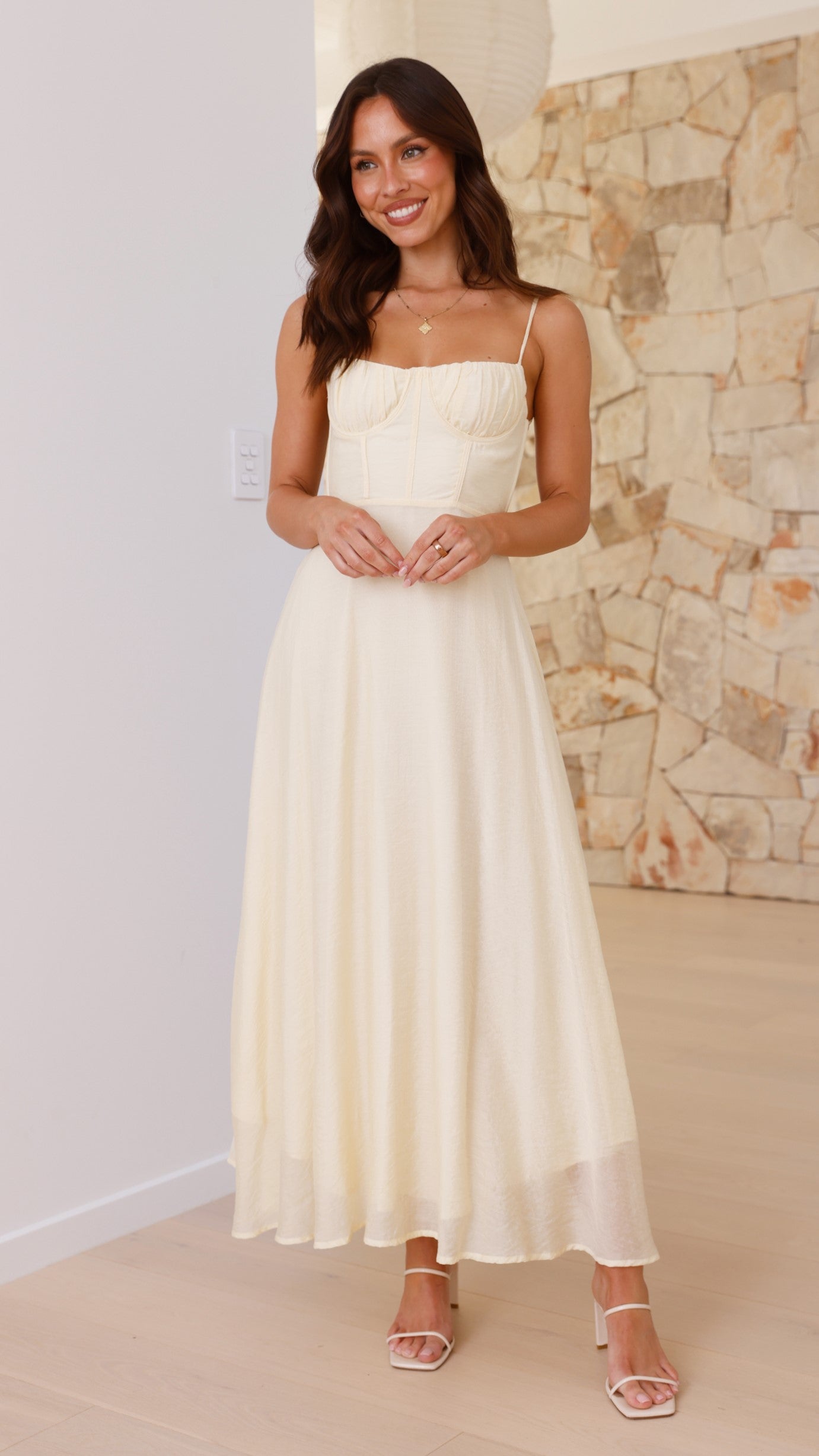 Rahima Maxi Dress - Yellow