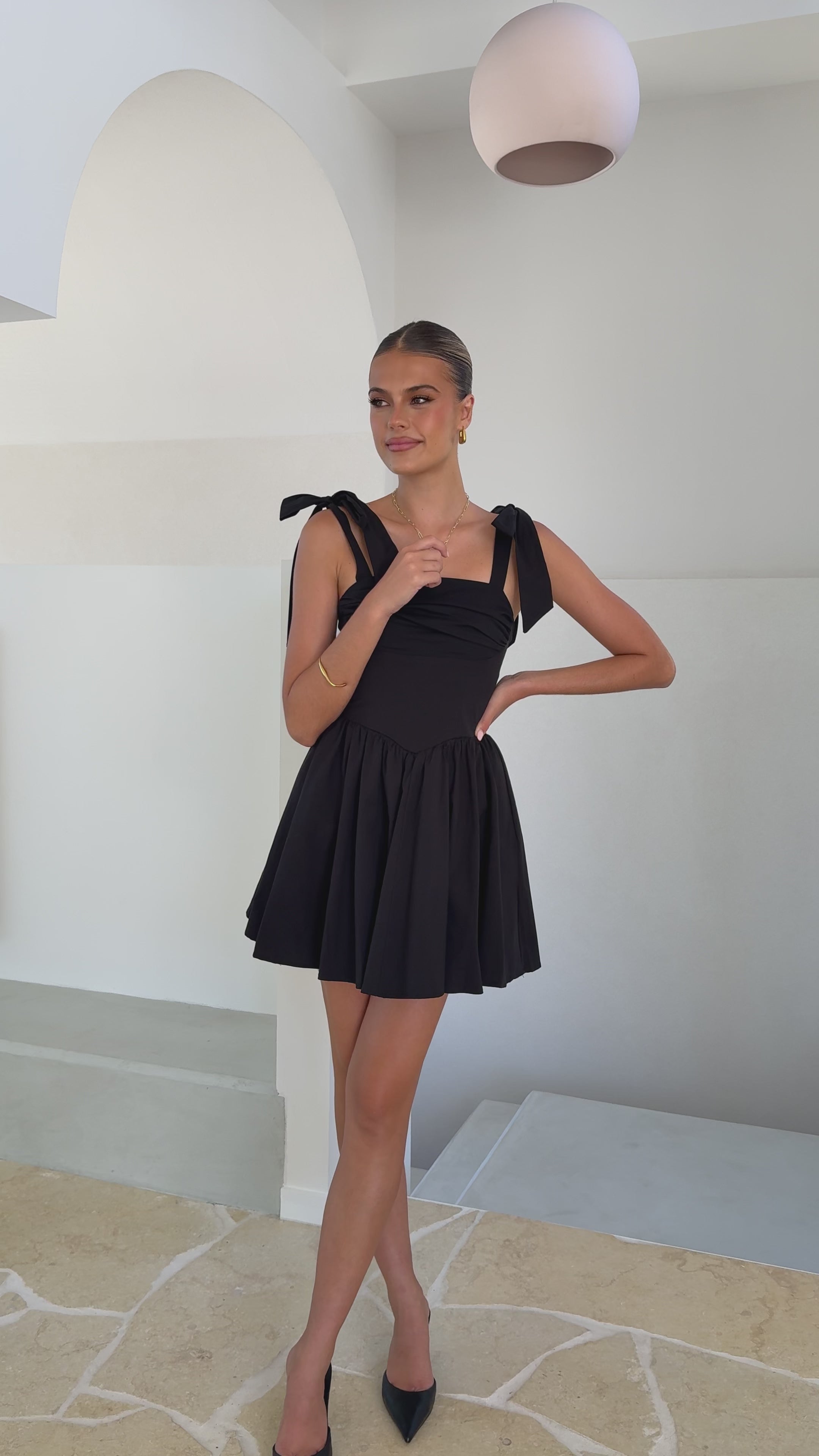 Haisley Mini Dress - Black