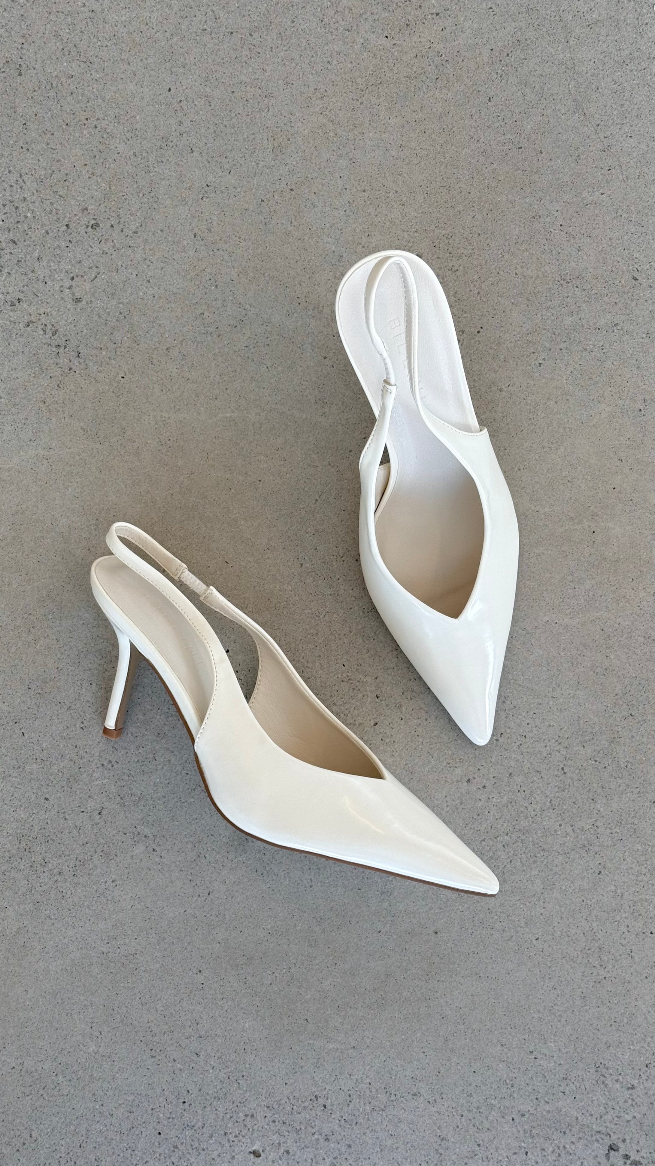 Kendra Heel - White Shine