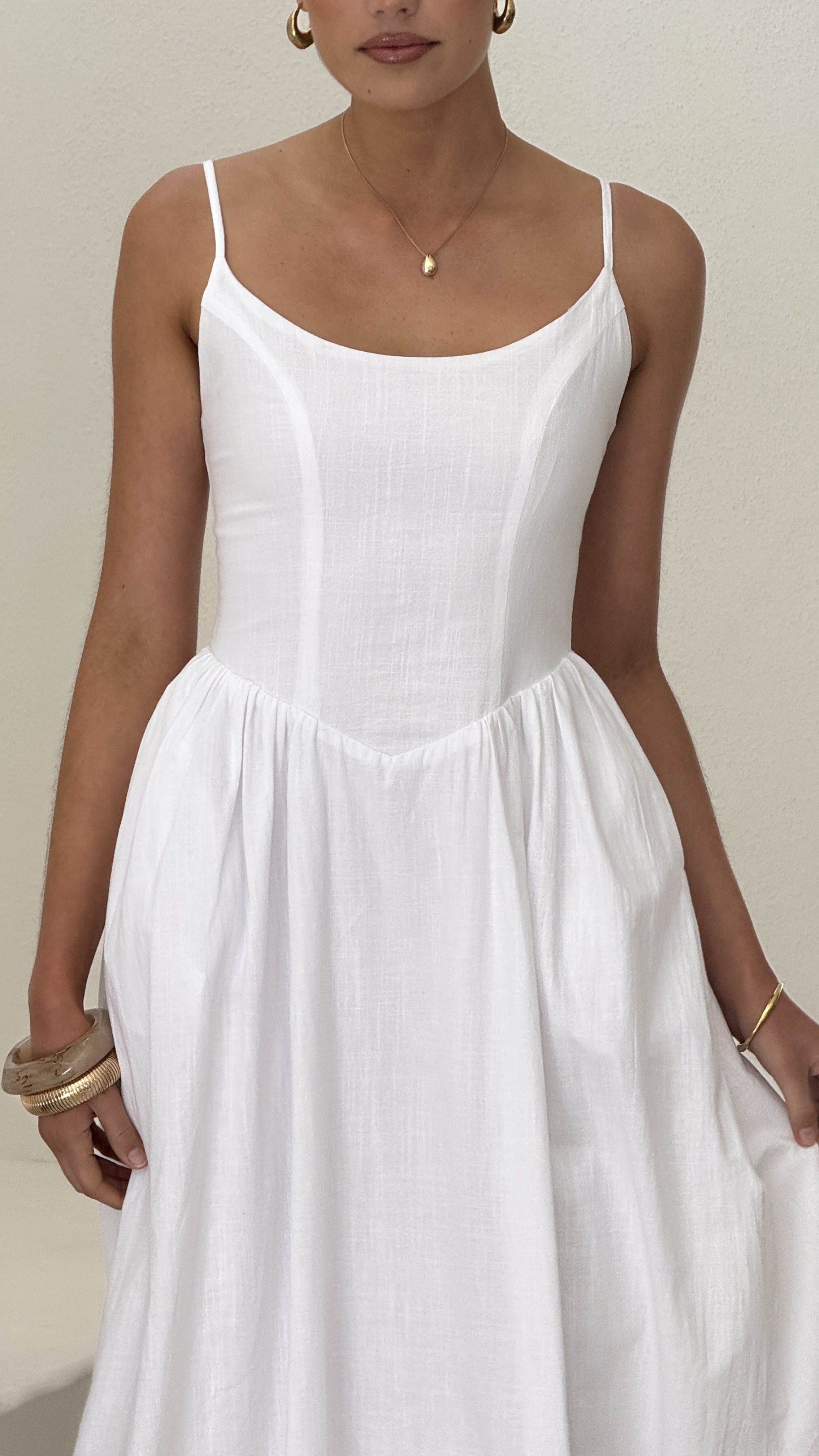 Laurelia Maxi Dress - White