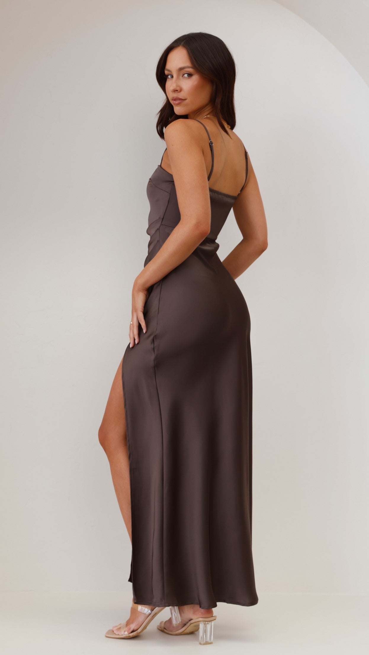 Ilana Maxi Dress - Espresso