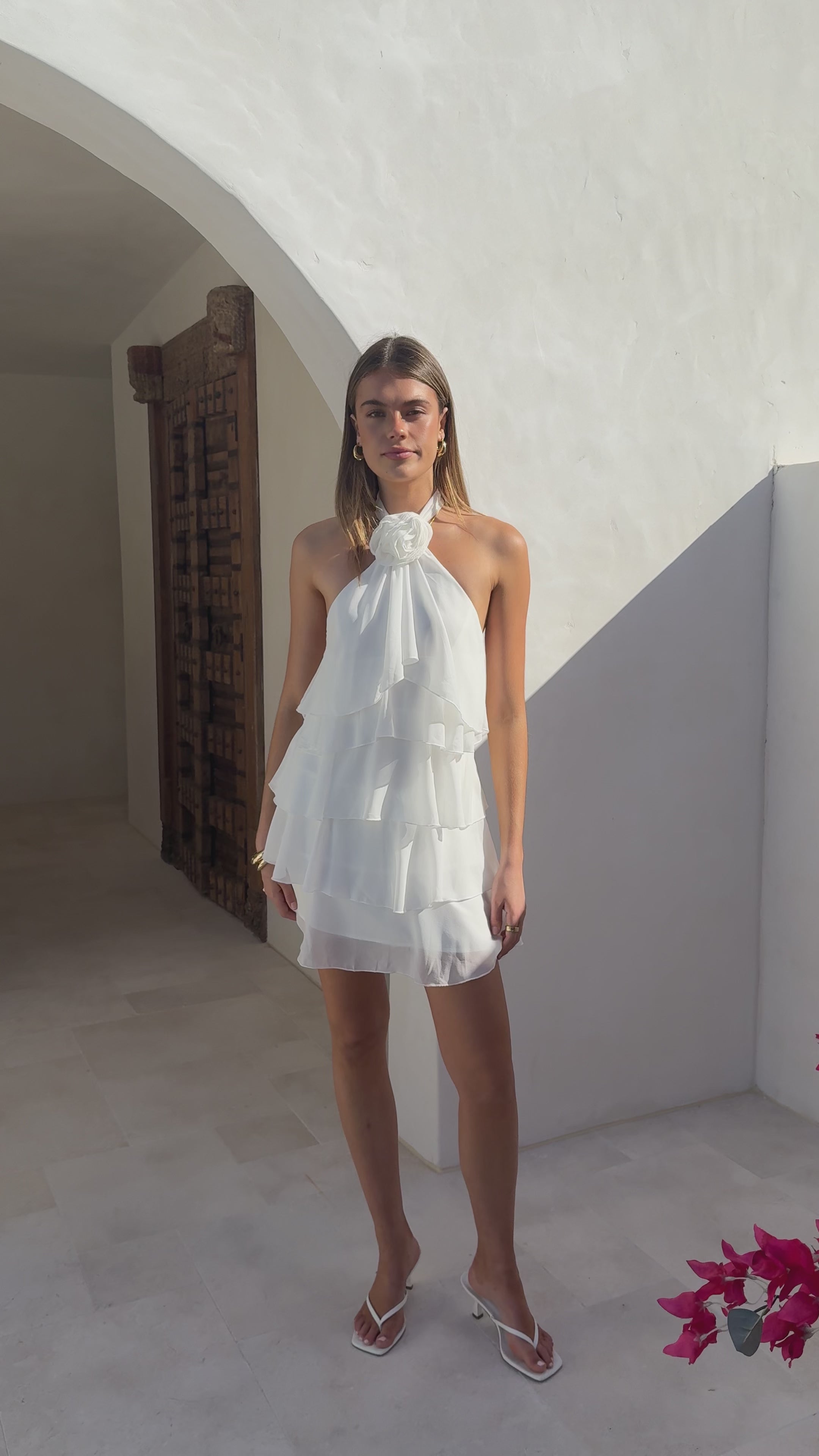 Gabby Mini Dress - White