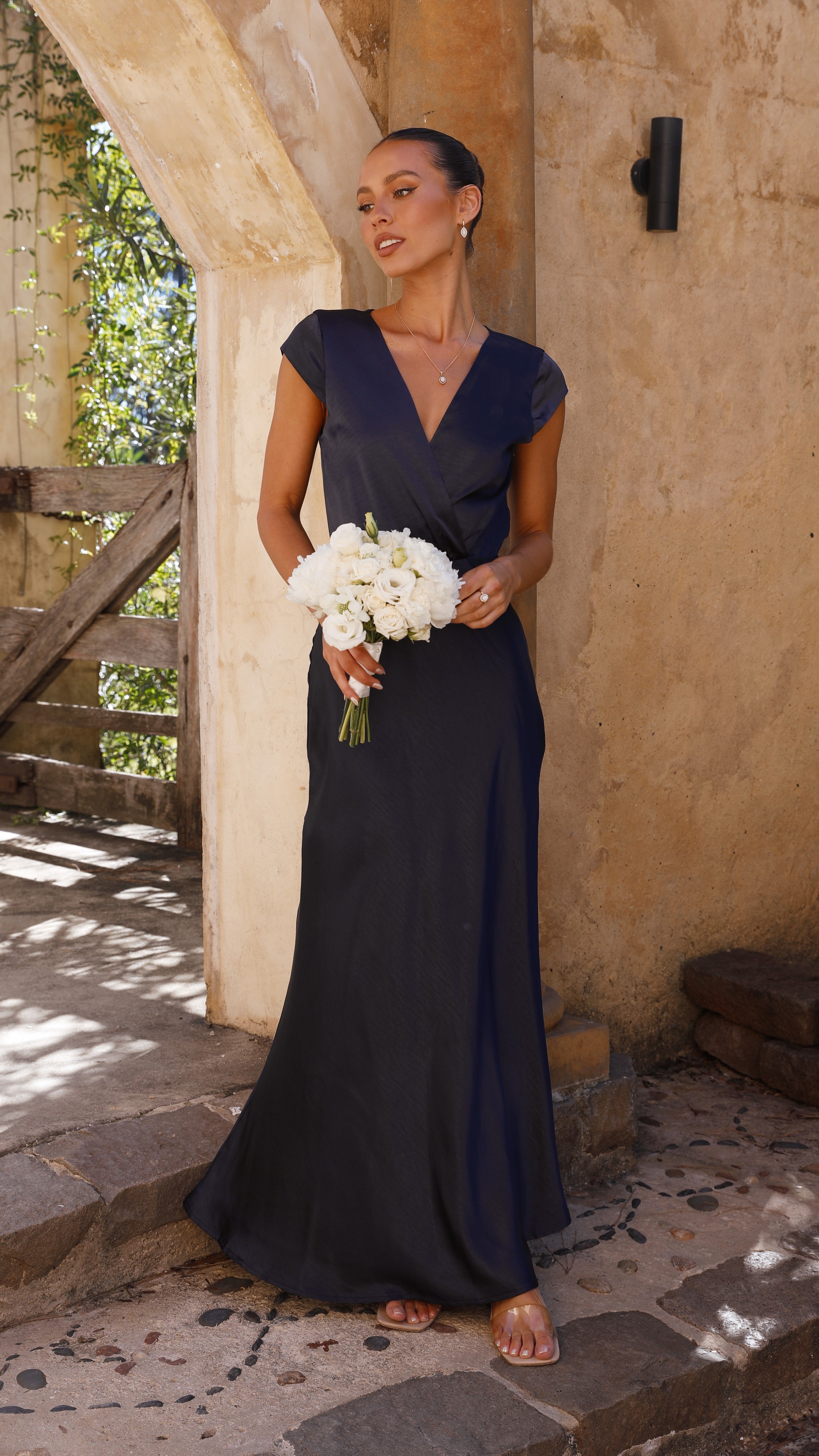 Selma Maxi Dress - Navy