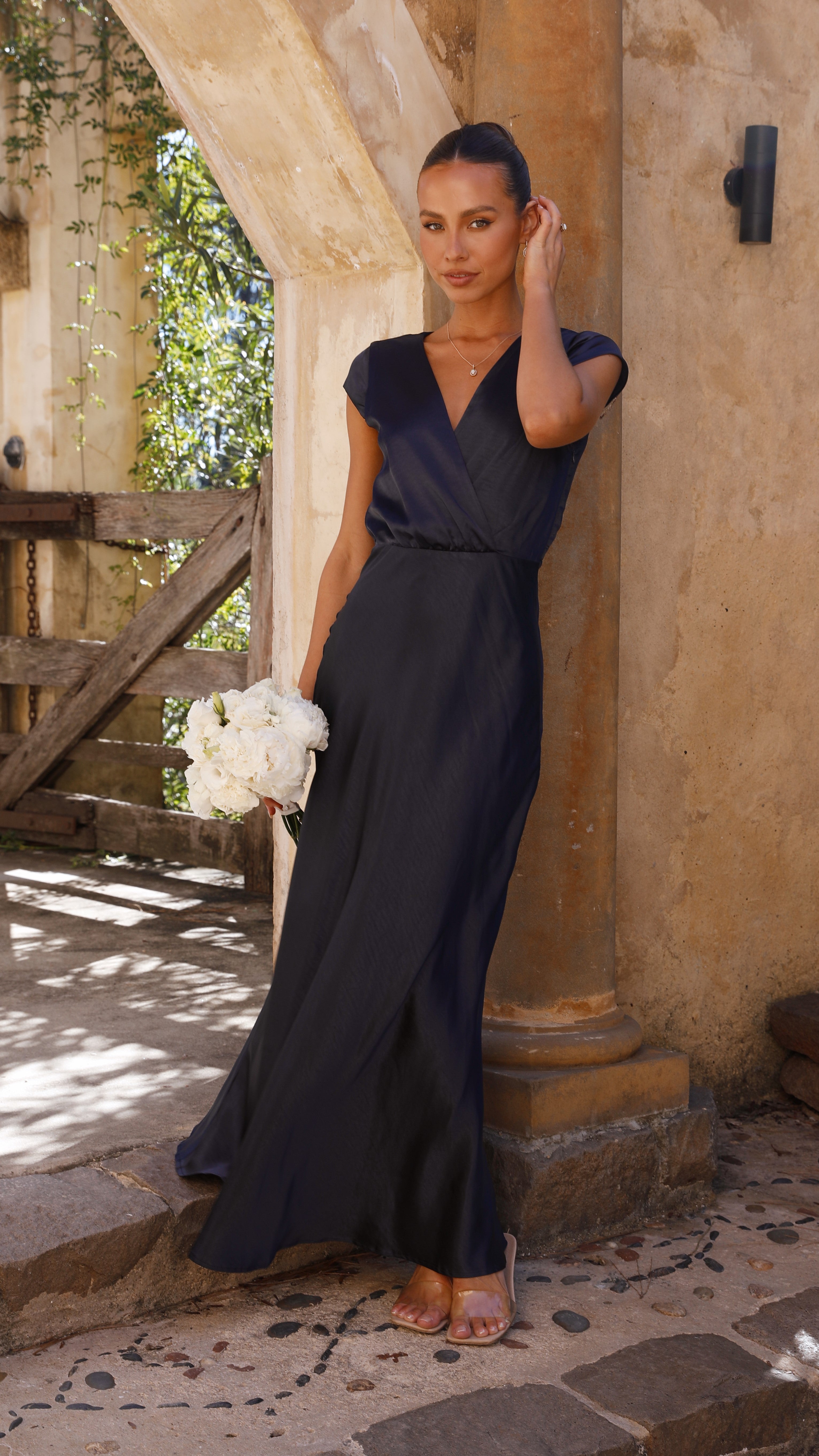 Selma Maxi Dress - Navy
