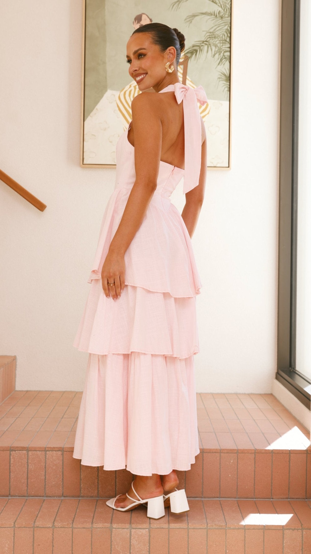 Danais Maxi Dress - Pink