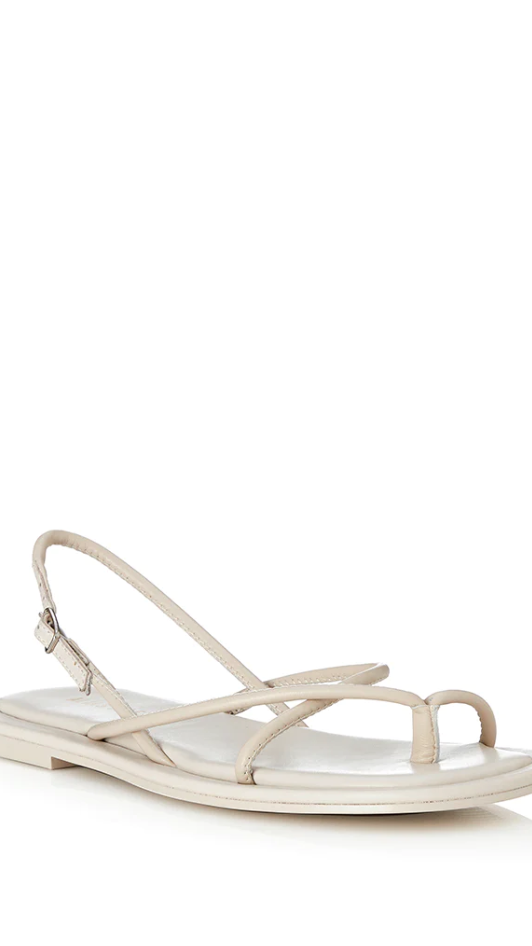 Kendall Sandal - Bone Leather