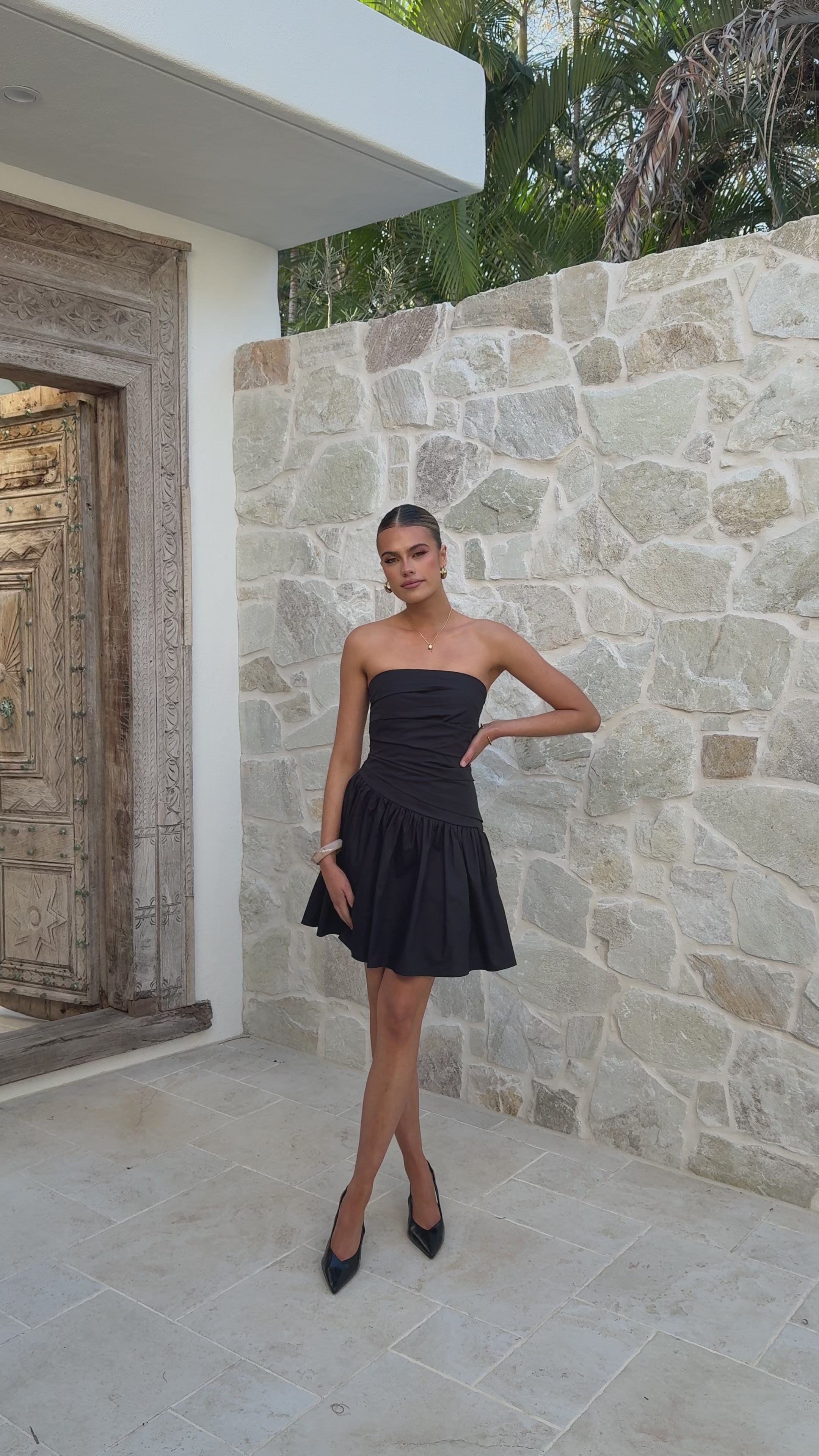 Selena Mini Dress - Black