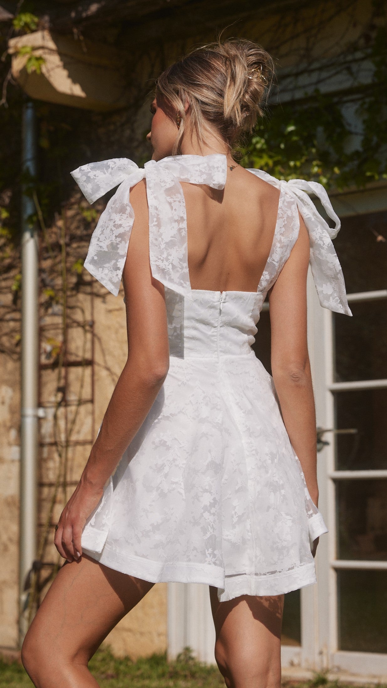 Karis Mini Dress - White