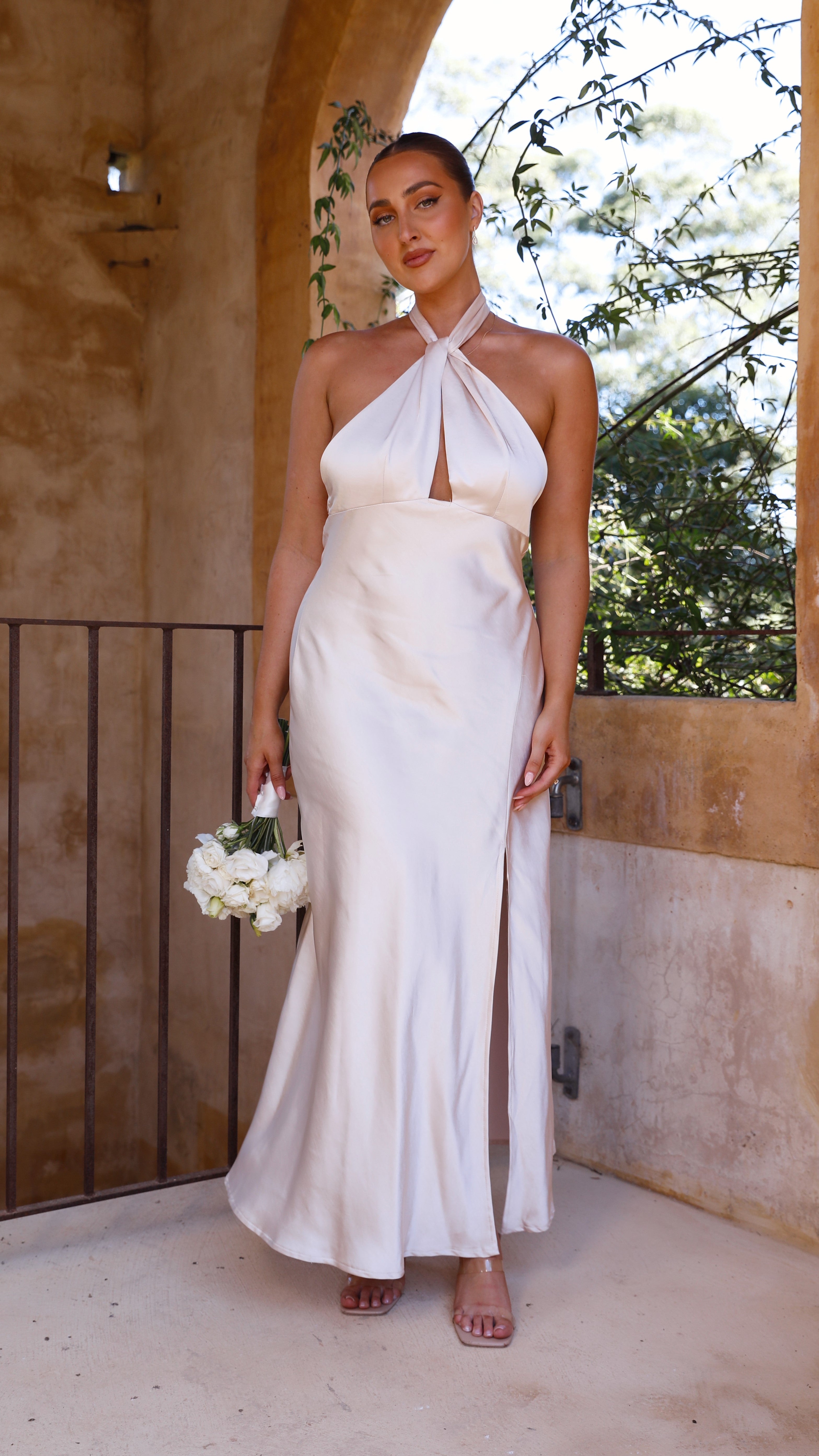 Amalia Maxi Dress - Champagne