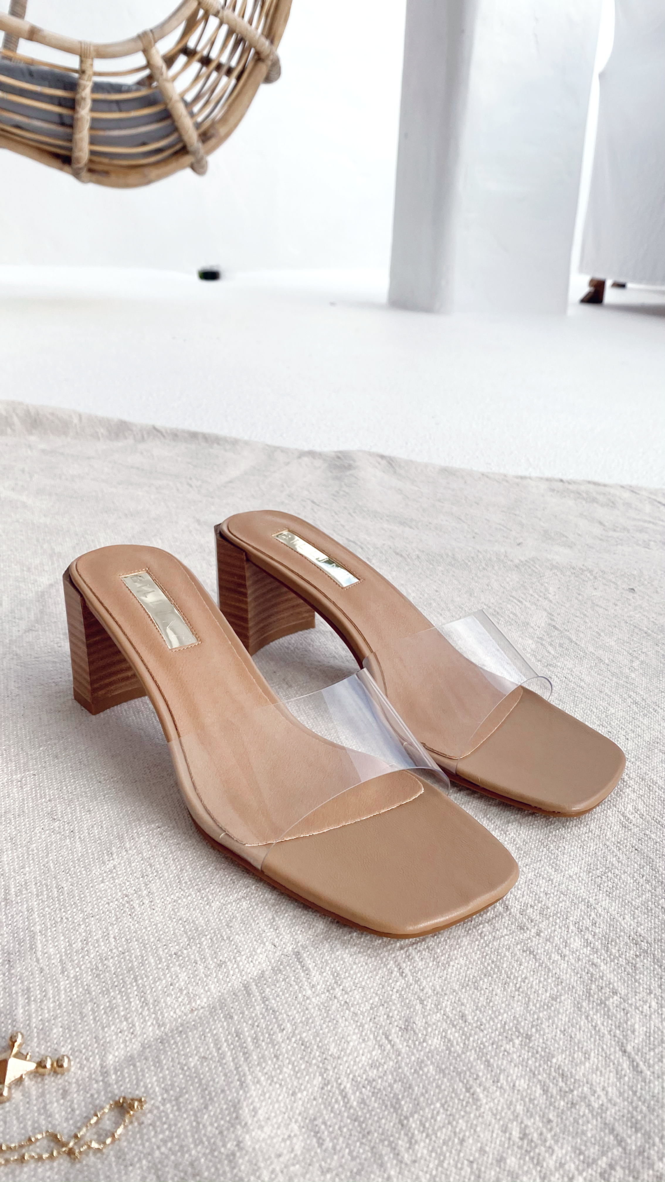 Lucy Heel - Clay/Clear