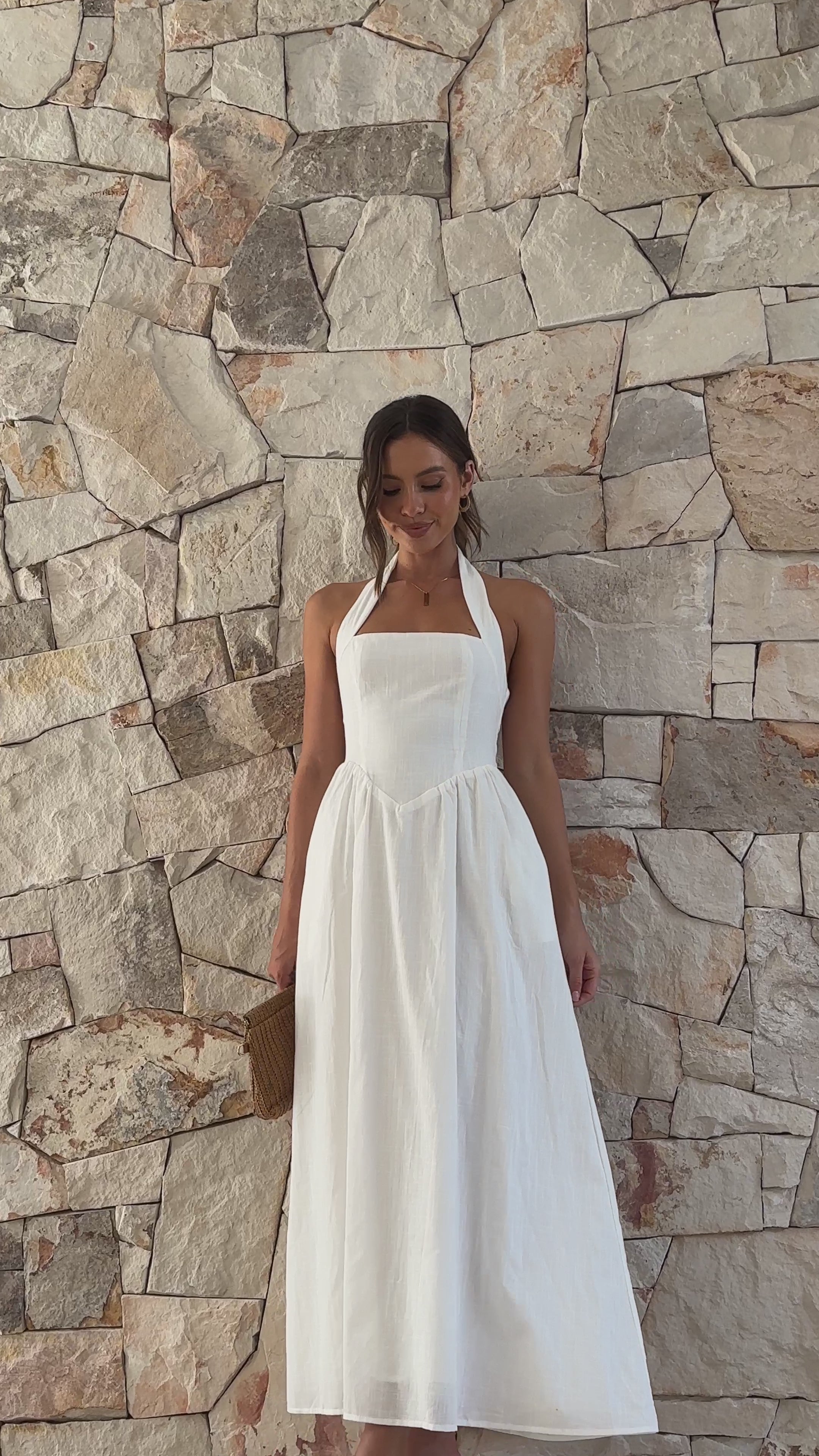 Caden Maxi Dress - White