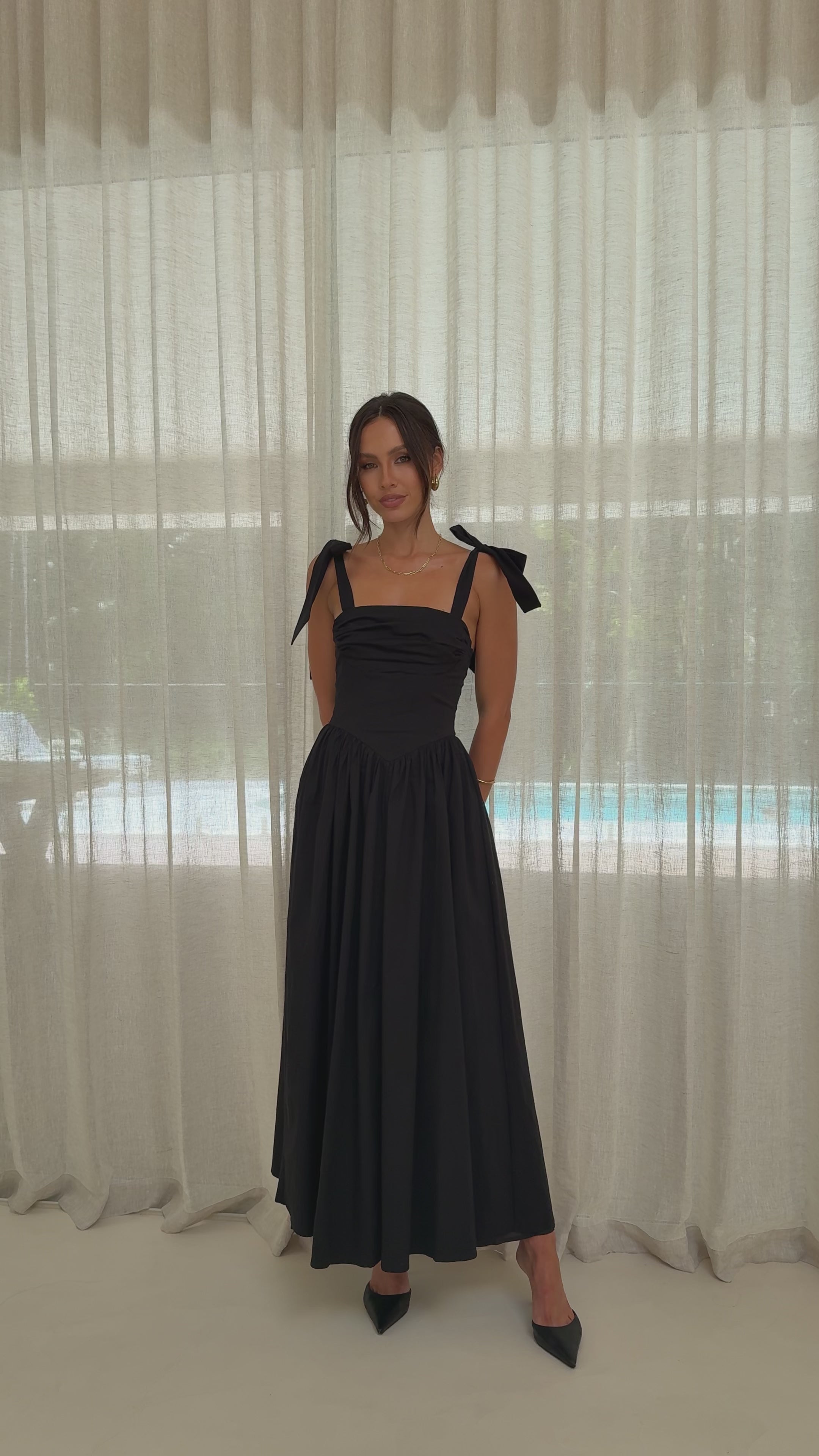 Haisley Maxi Dress - Black