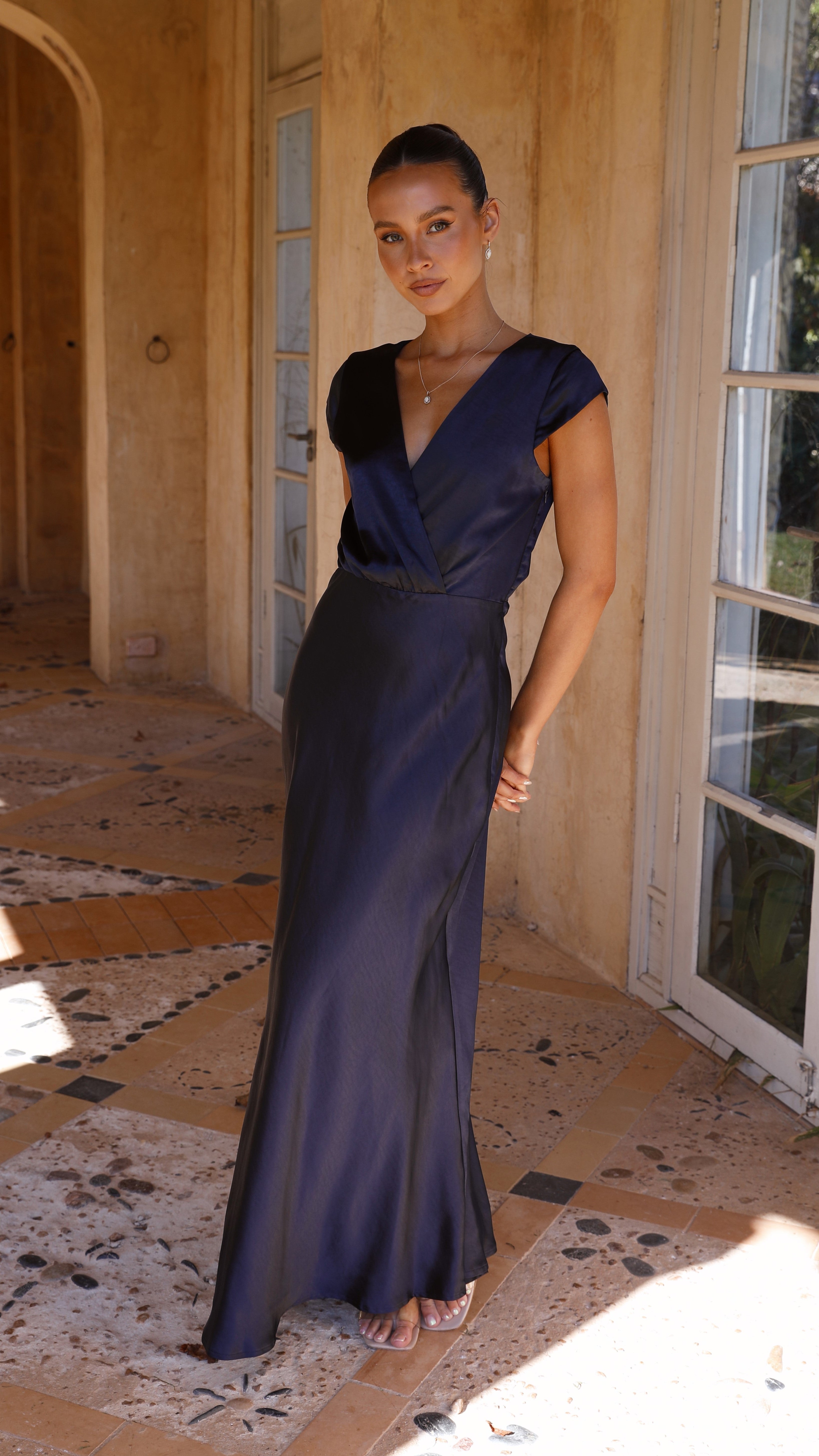 Selma Maxi Dress - Navy