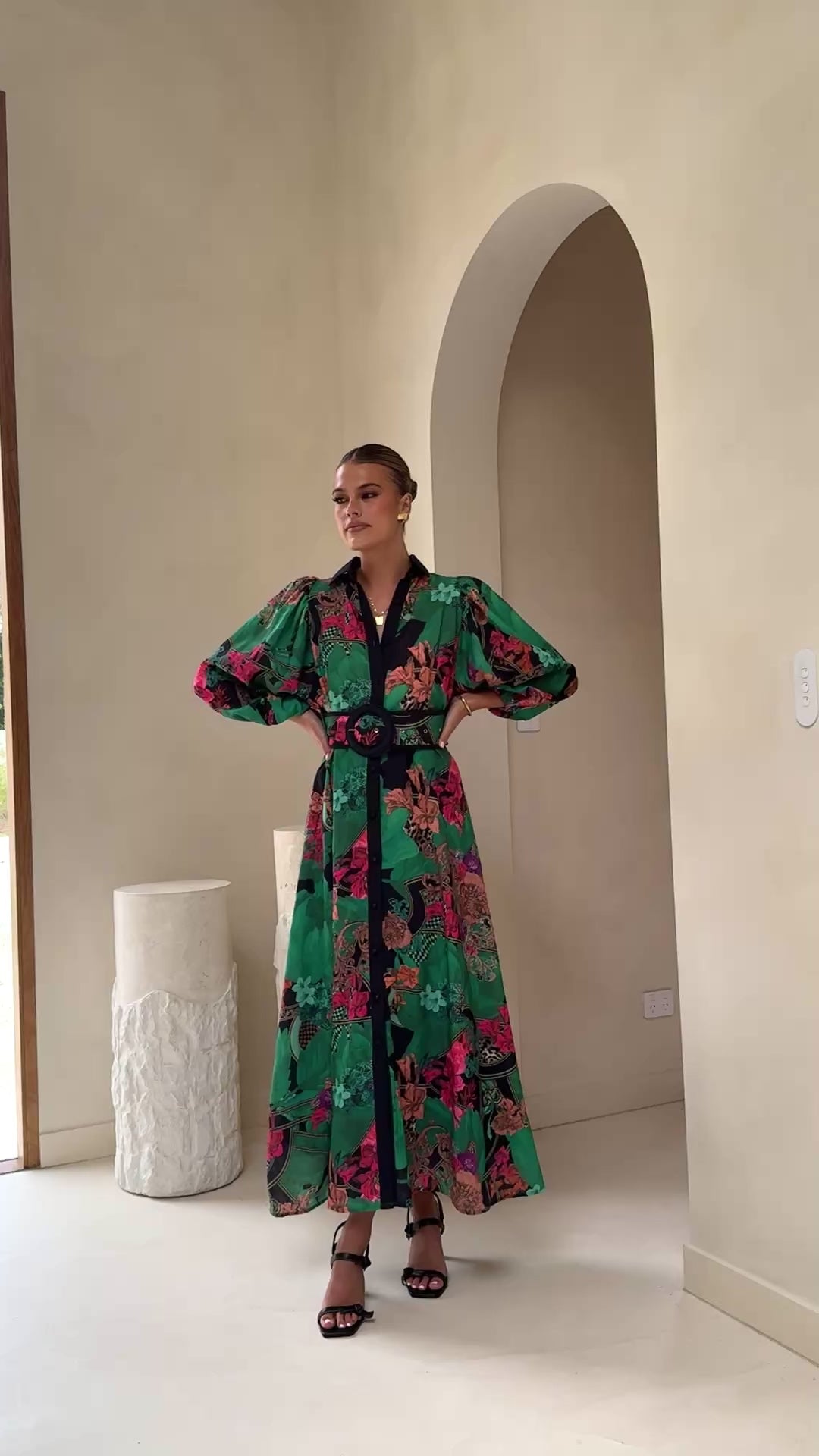 Lucinda Maxi Dress - Green