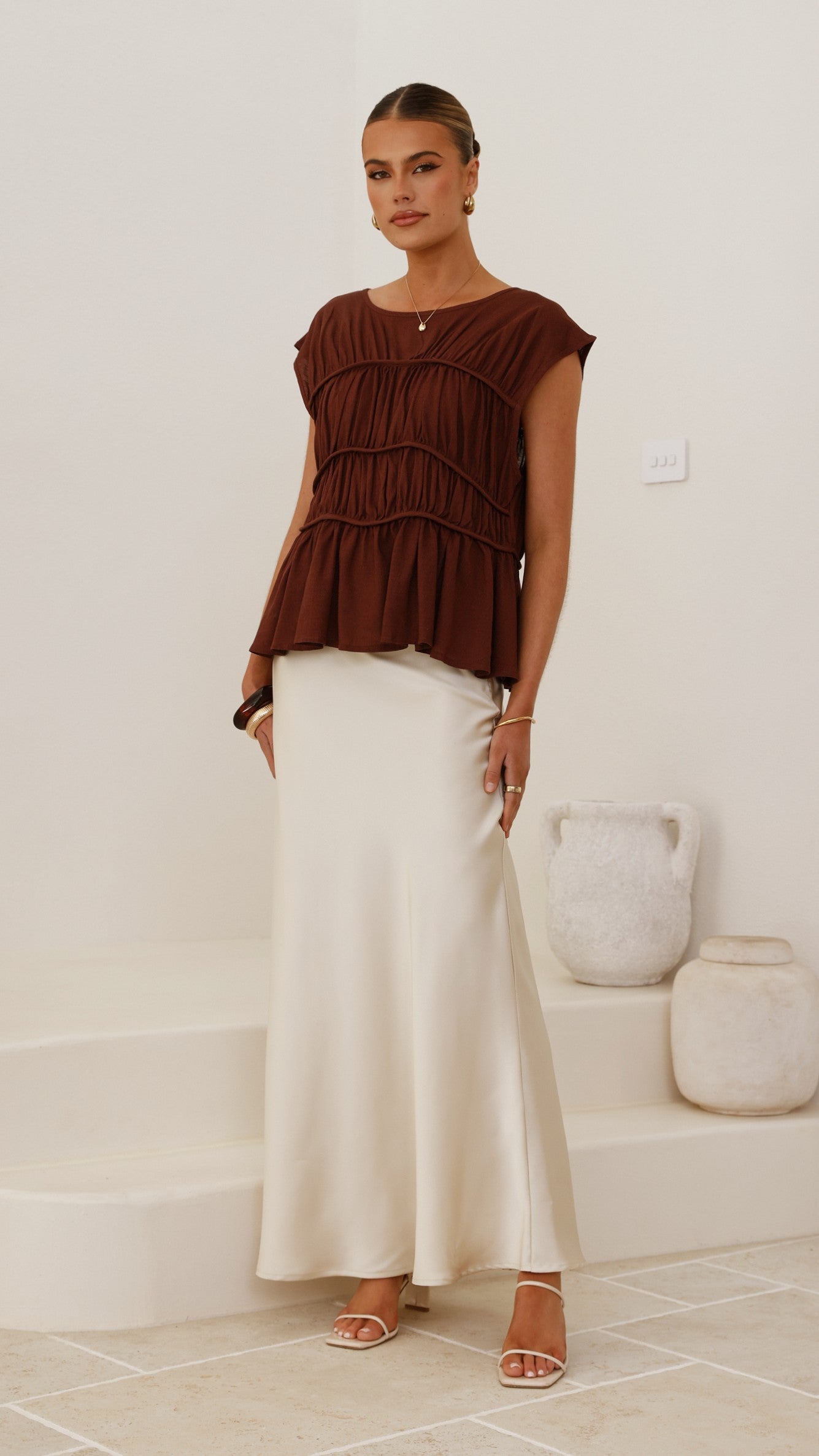 Liora Top - Chocolate