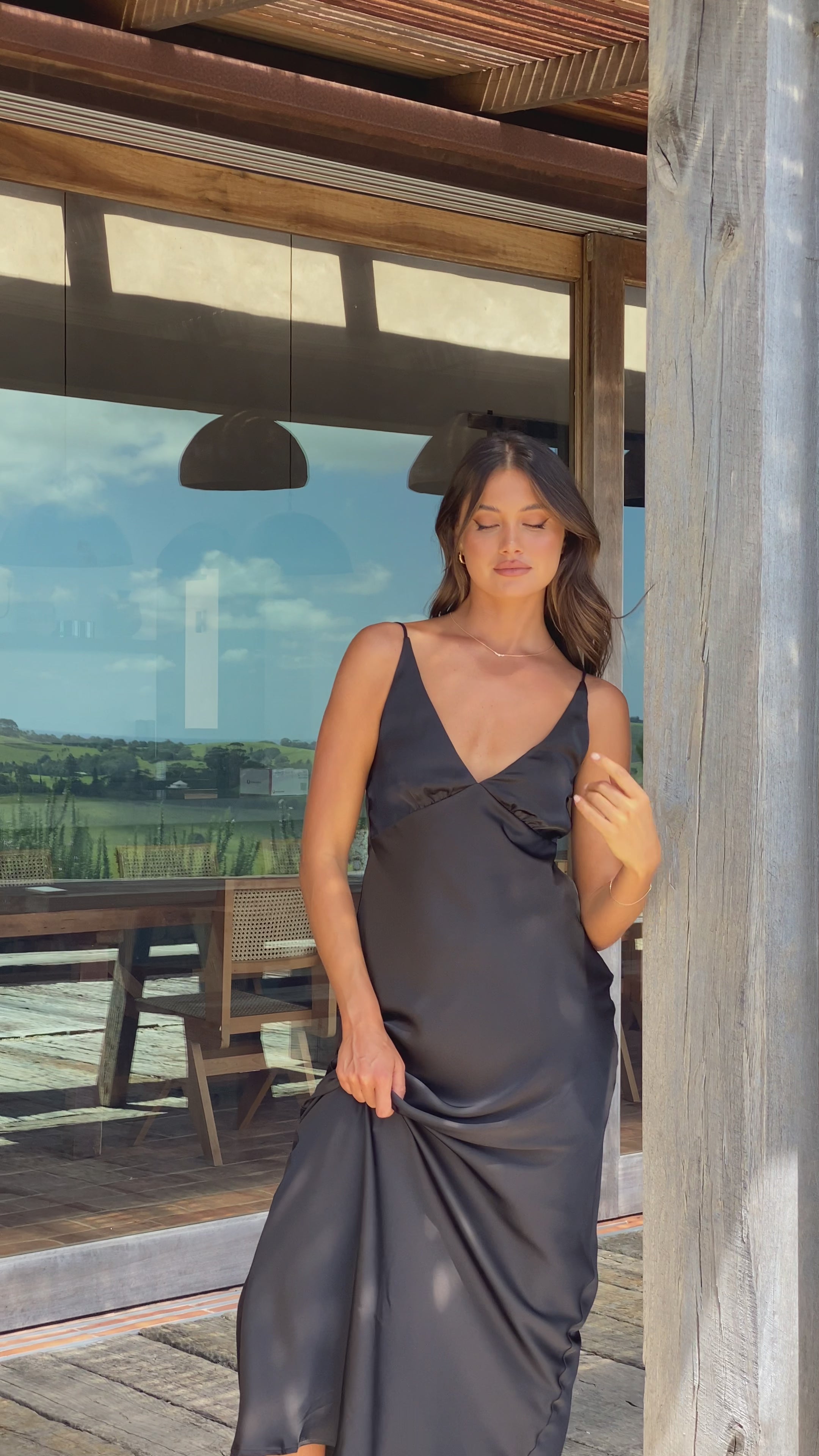 Ziah Maxi Dress - Black