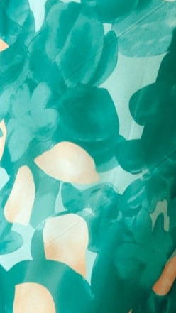 Margo Midi Dress - Green Print