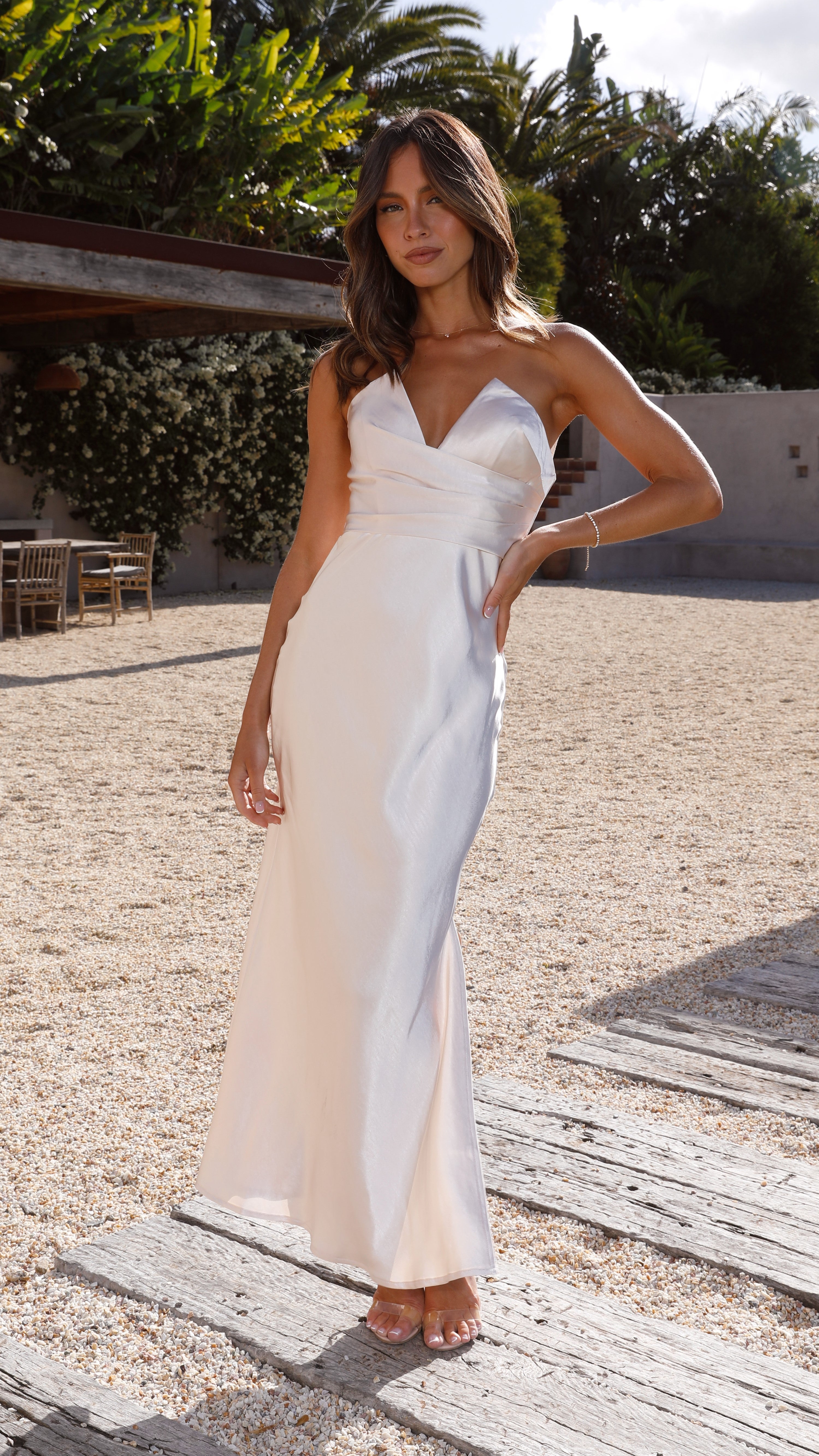 Valerie Maxi Dress - Champagne