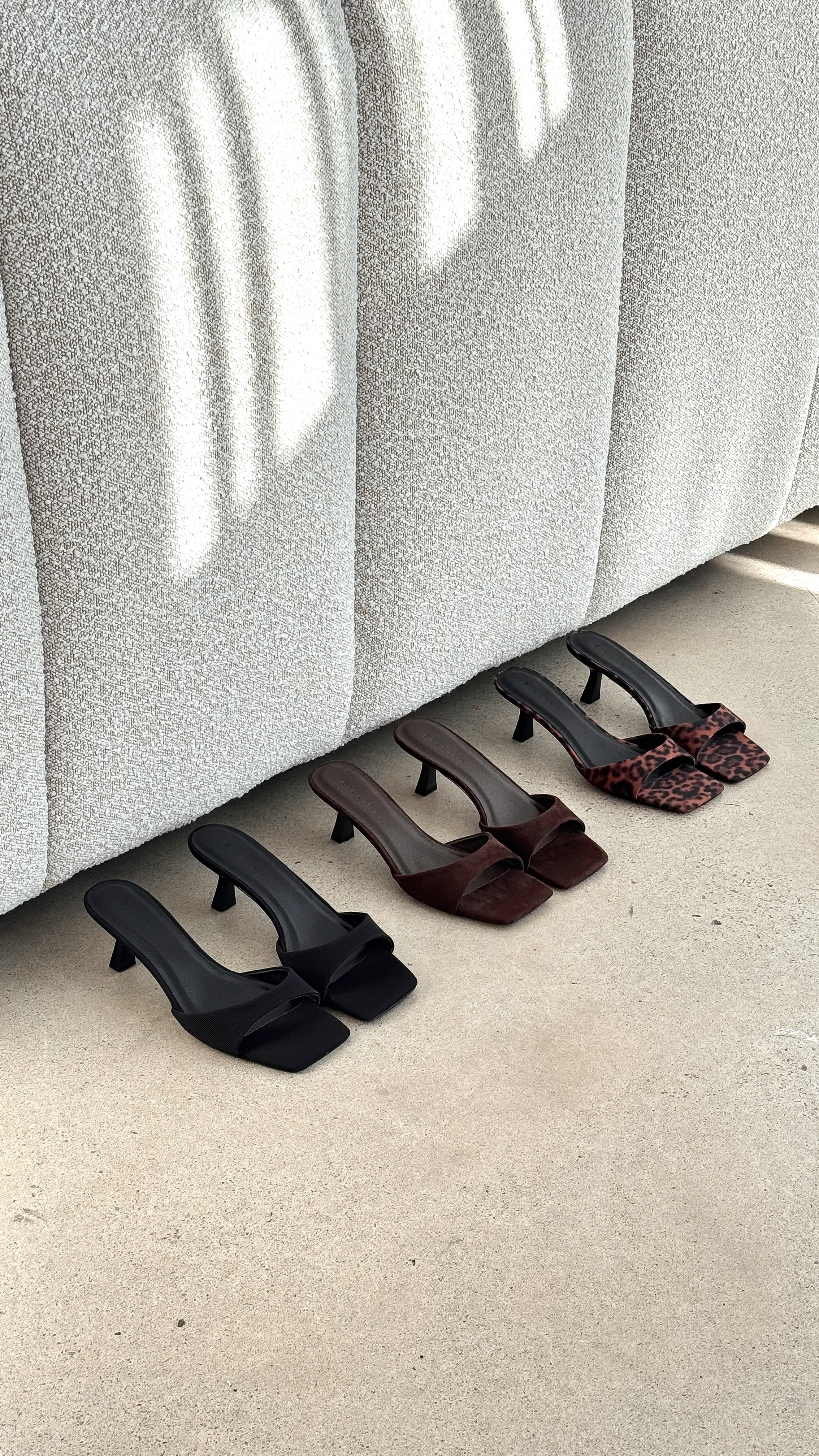 Meadow Heel - Black Grosgrain