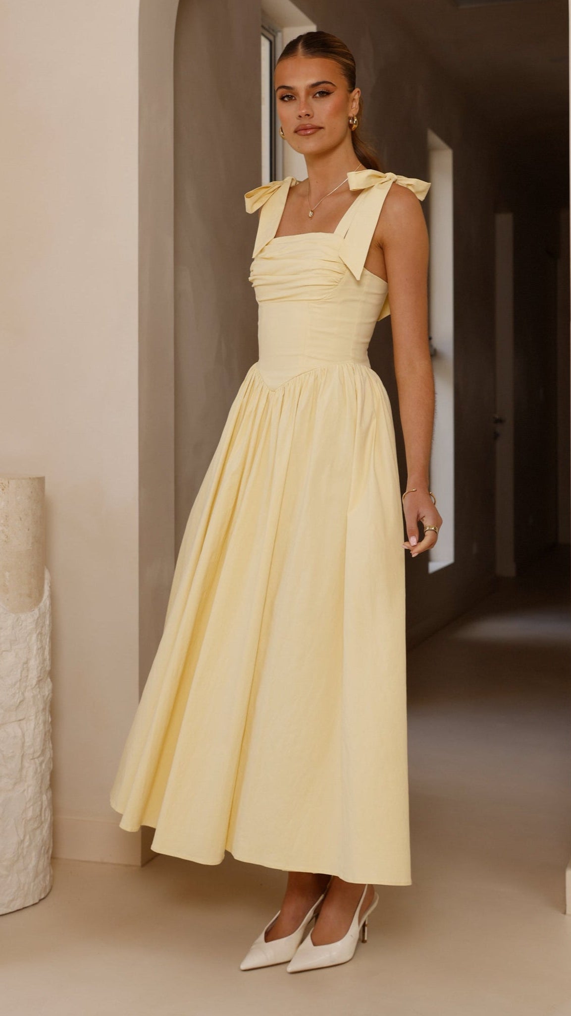 Haisley Maxi Dress - Yellow