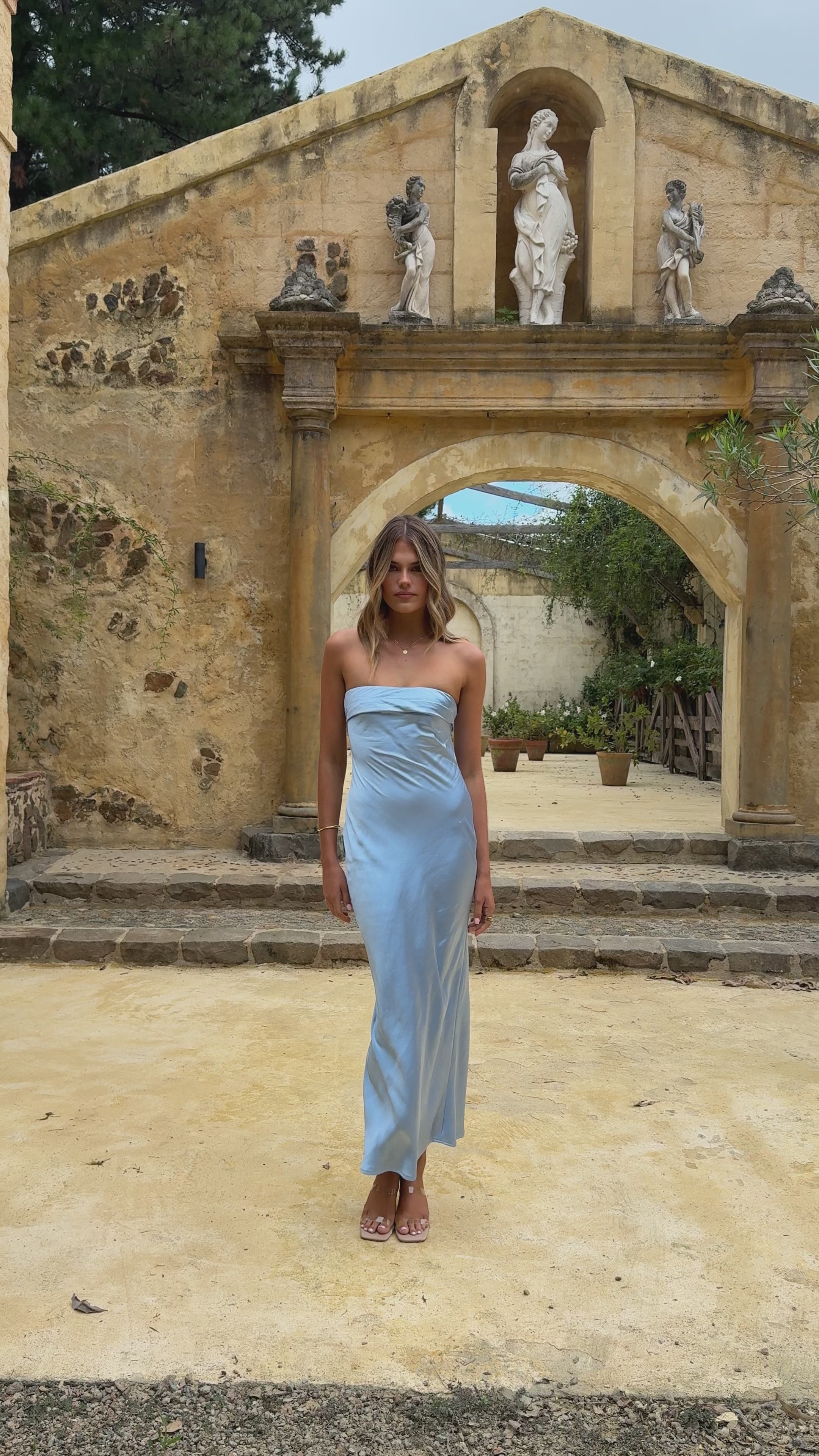 Gisele Maxi Dress - Baby Blue