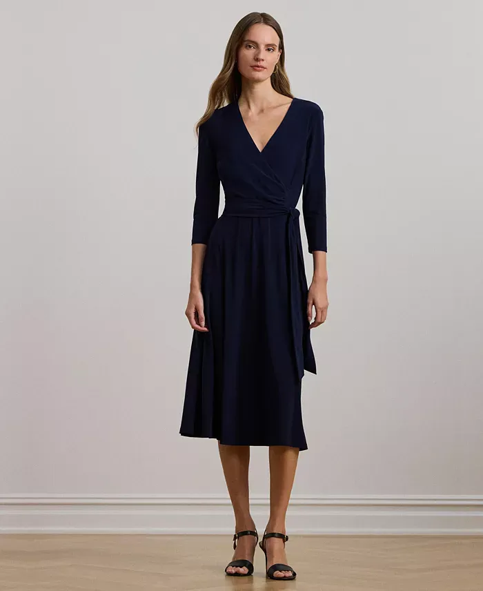 Lauren Ralph Lauren Surplice Jersey Dress