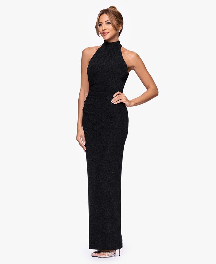 XSCAPE Women's Halter Neck Gown
