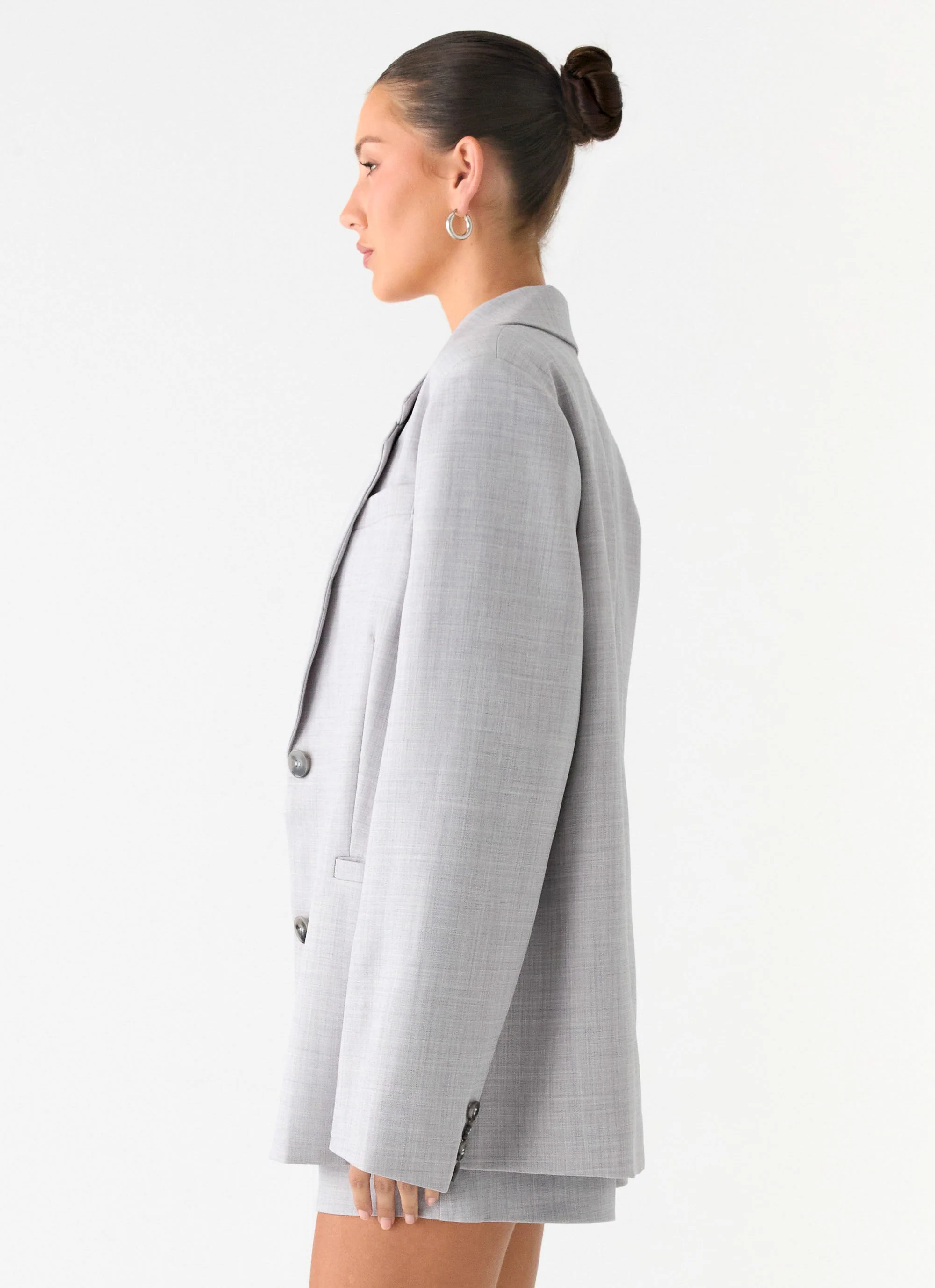 Kingston Oversized Blazer - Grey