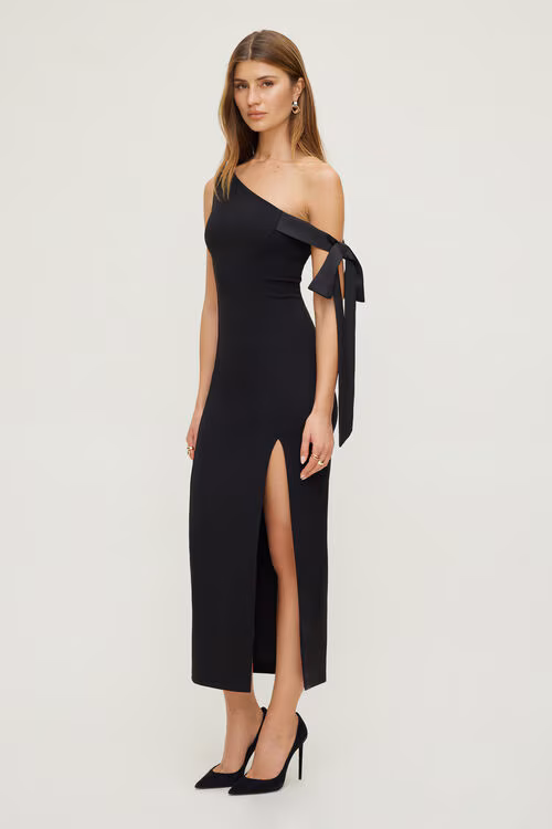 Off Shoulder Bow Maxi Dress