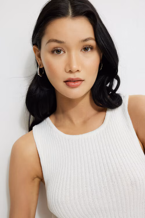 Marissa Ribbed Mini Sweater Dress