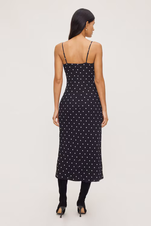 Estera Polka Dot Maxi Dress